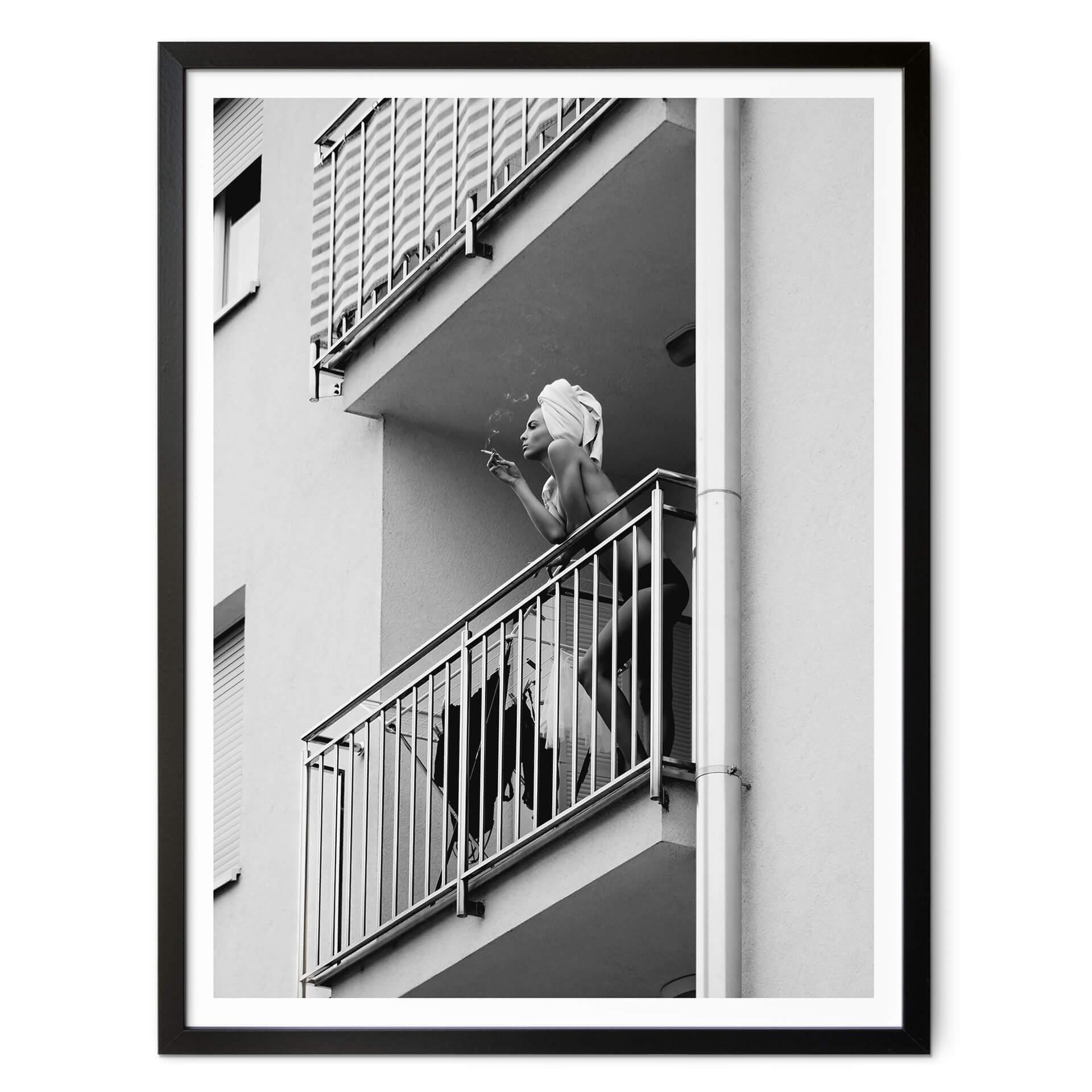 Póster Kijurko - En el balcón