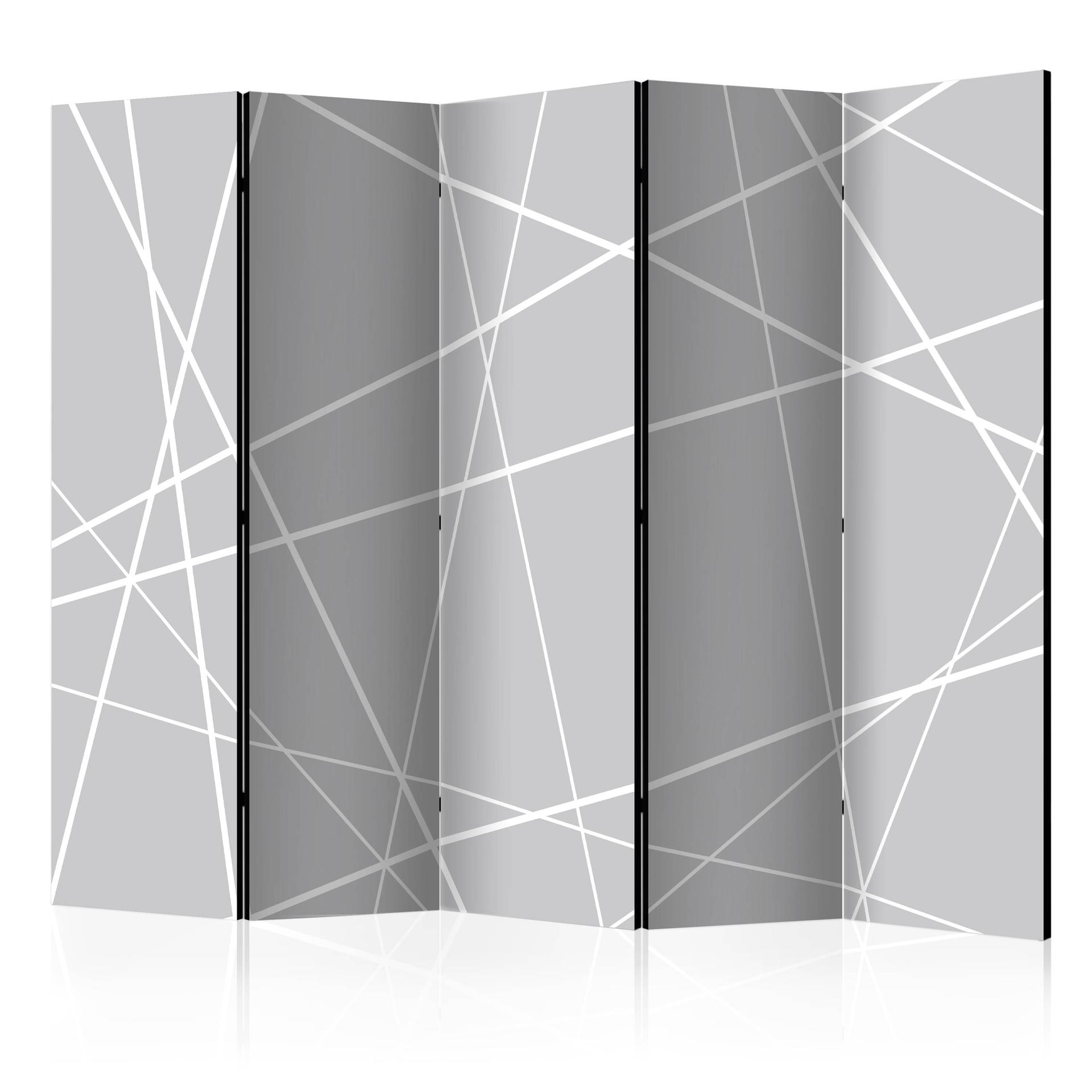 Divisorio per sala - Ragnatela moderna, 3 pezzi