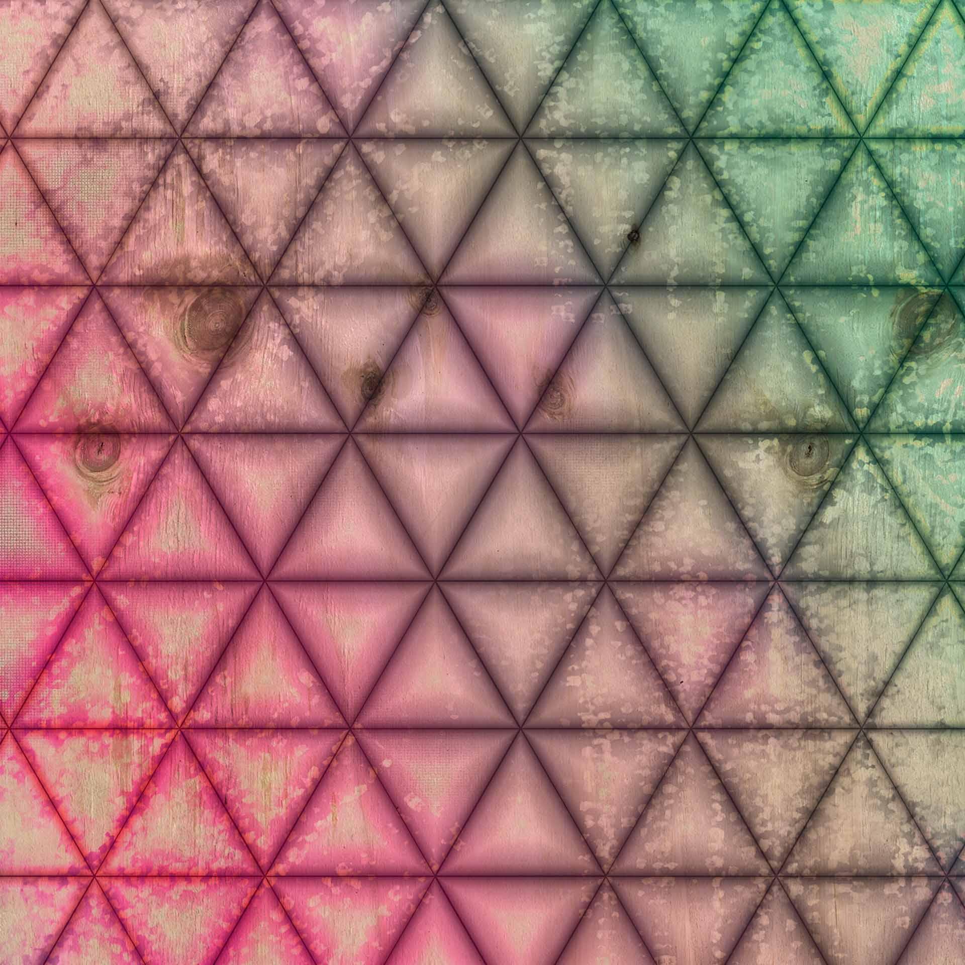 Geometrisch roze zwart - vliesbehang Designwalls 2 - 2,55 x 3,5 m