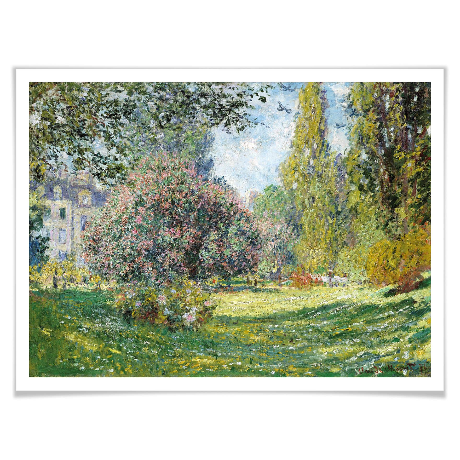 Plakat Monet - Park Monceau