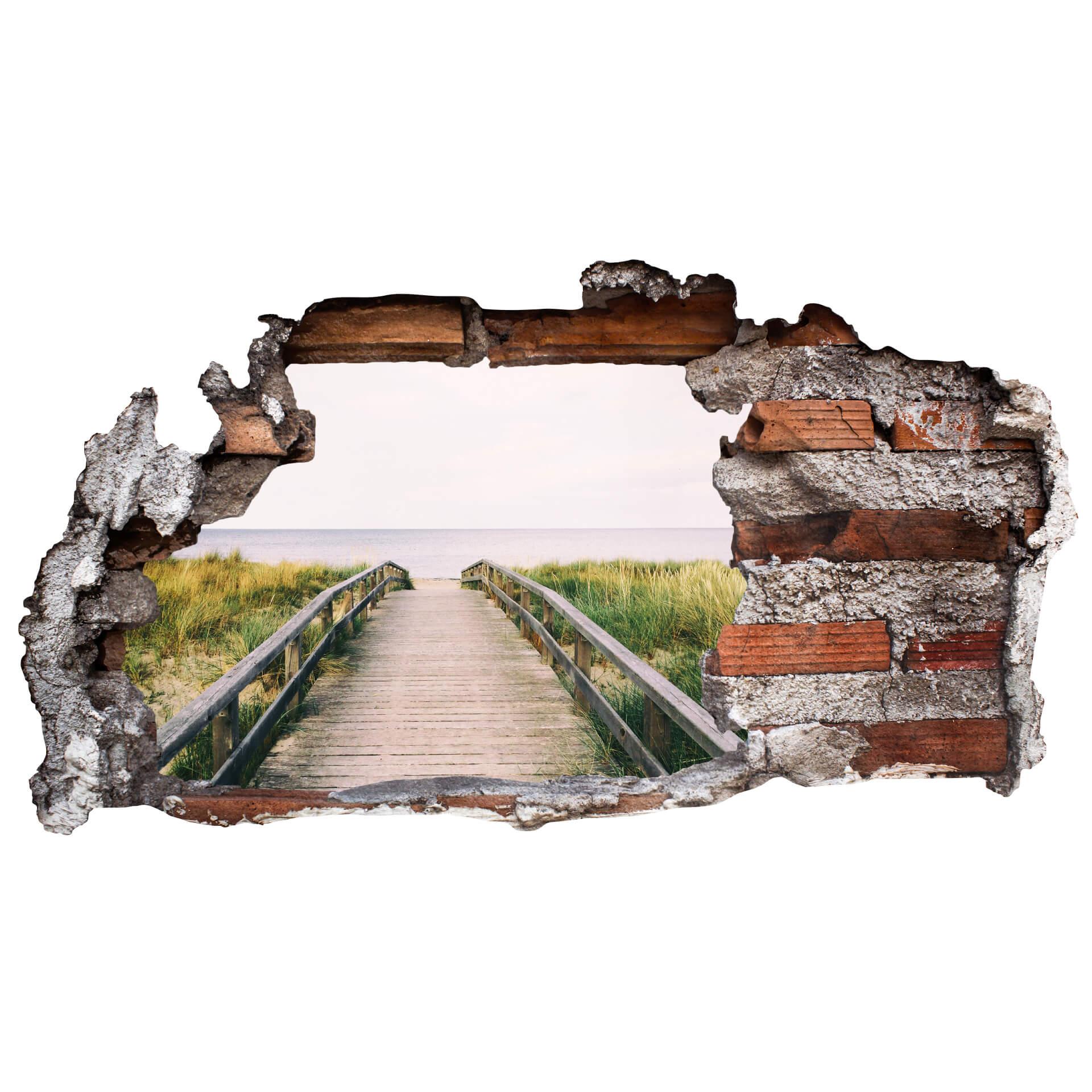 3D Wallsticker - udsigt over Østersøen