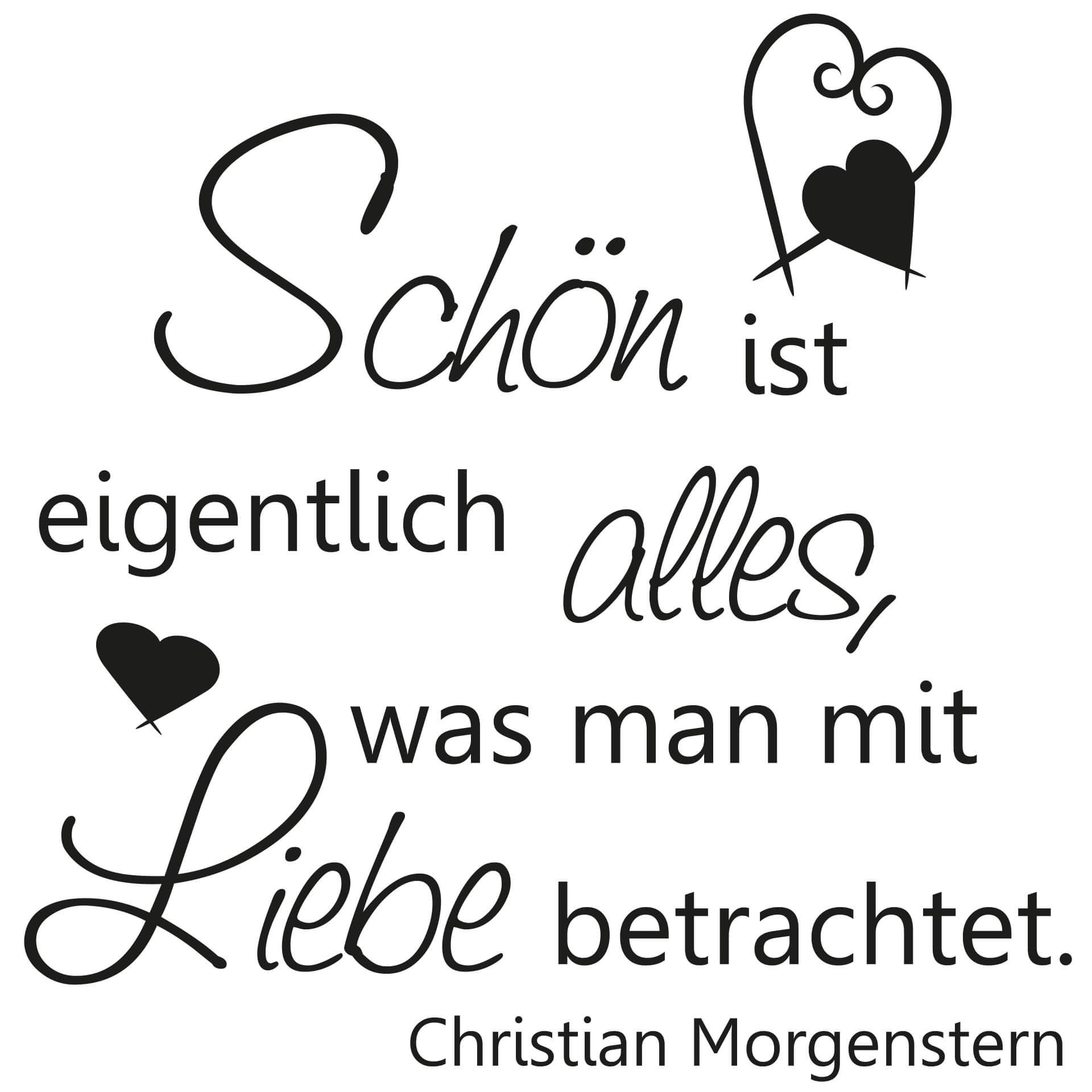 Wandtattoo Schön ist eigentlich alles...
