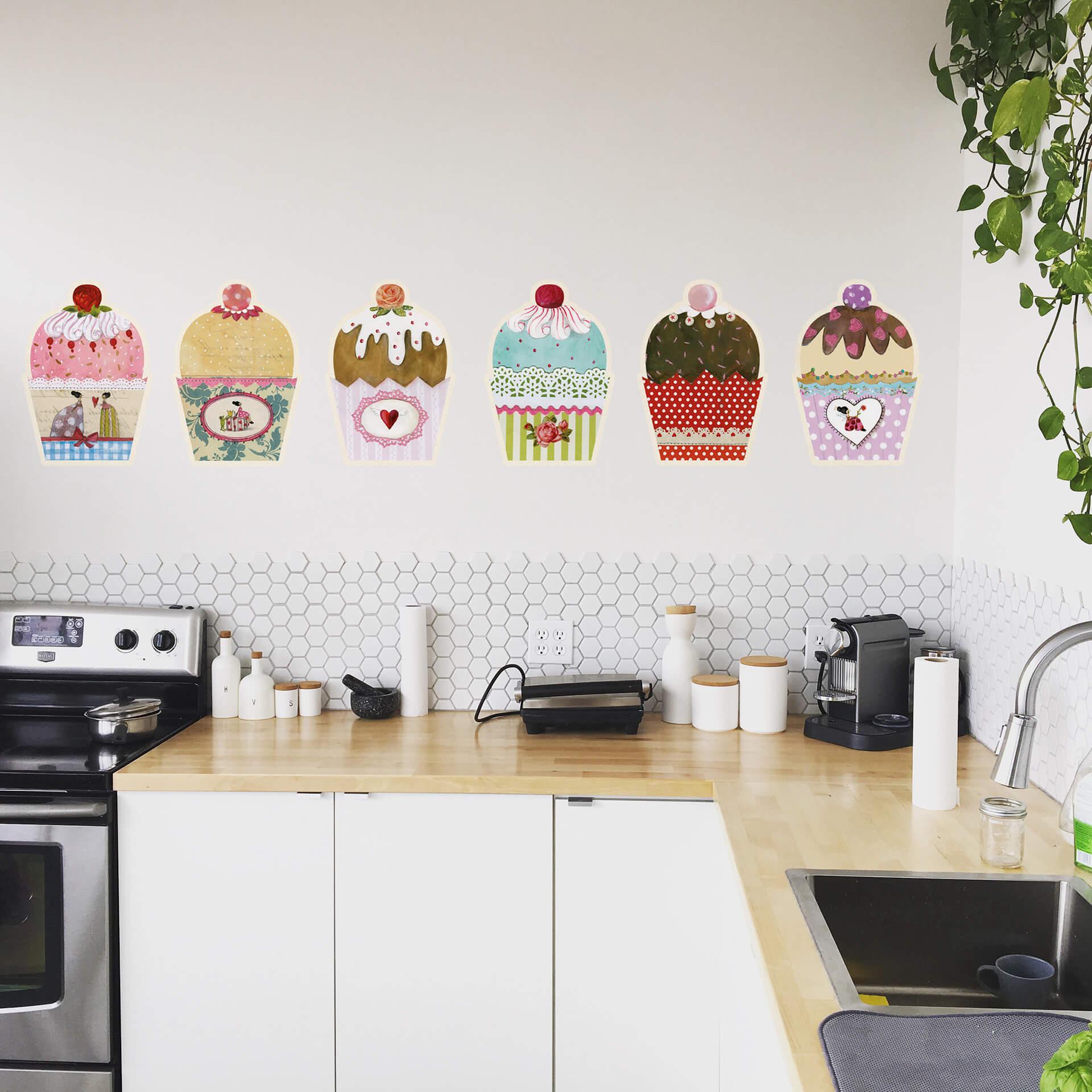 Muursticker Leffler – Muffins
