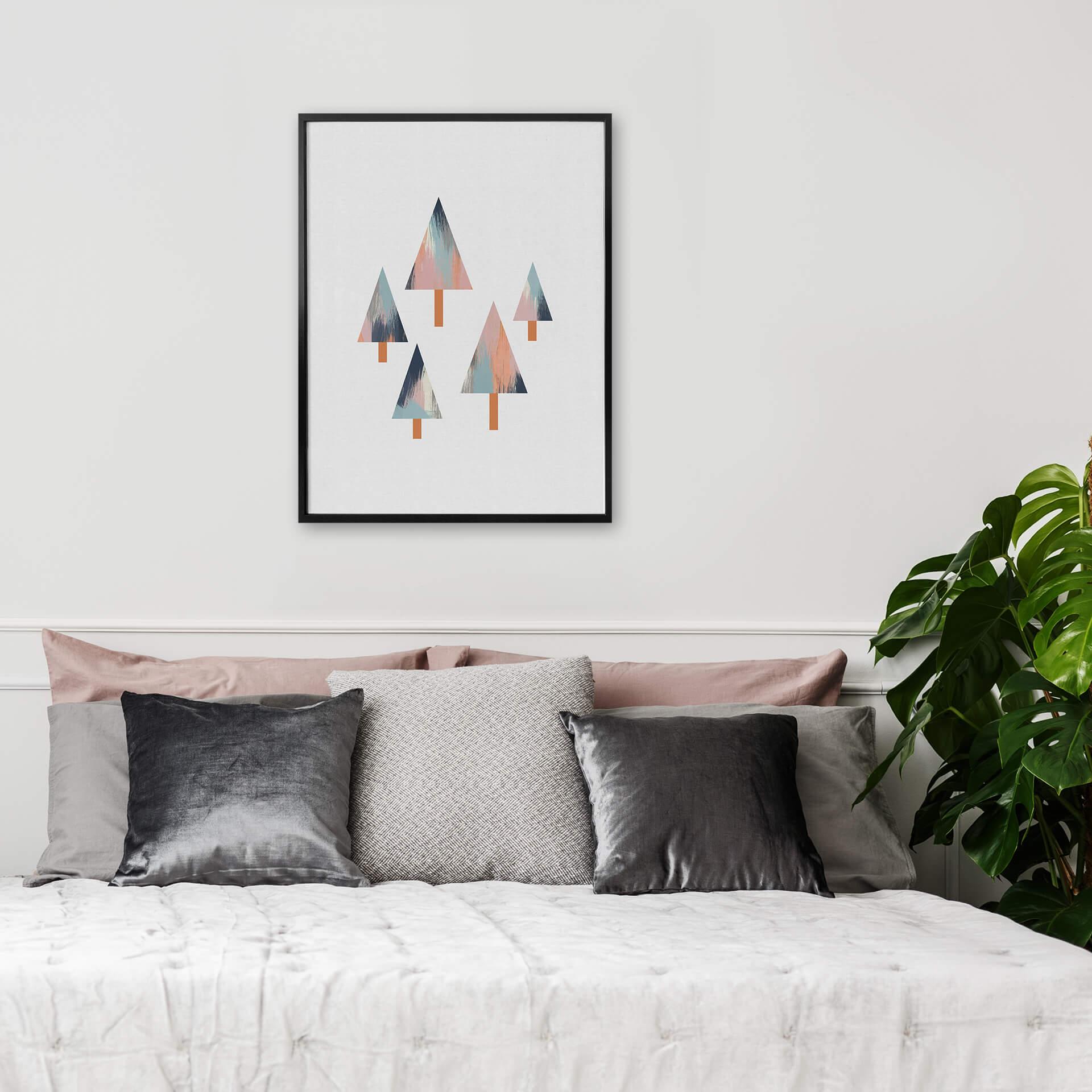 Plakat - Orara Studio - Skov i pastelfarver