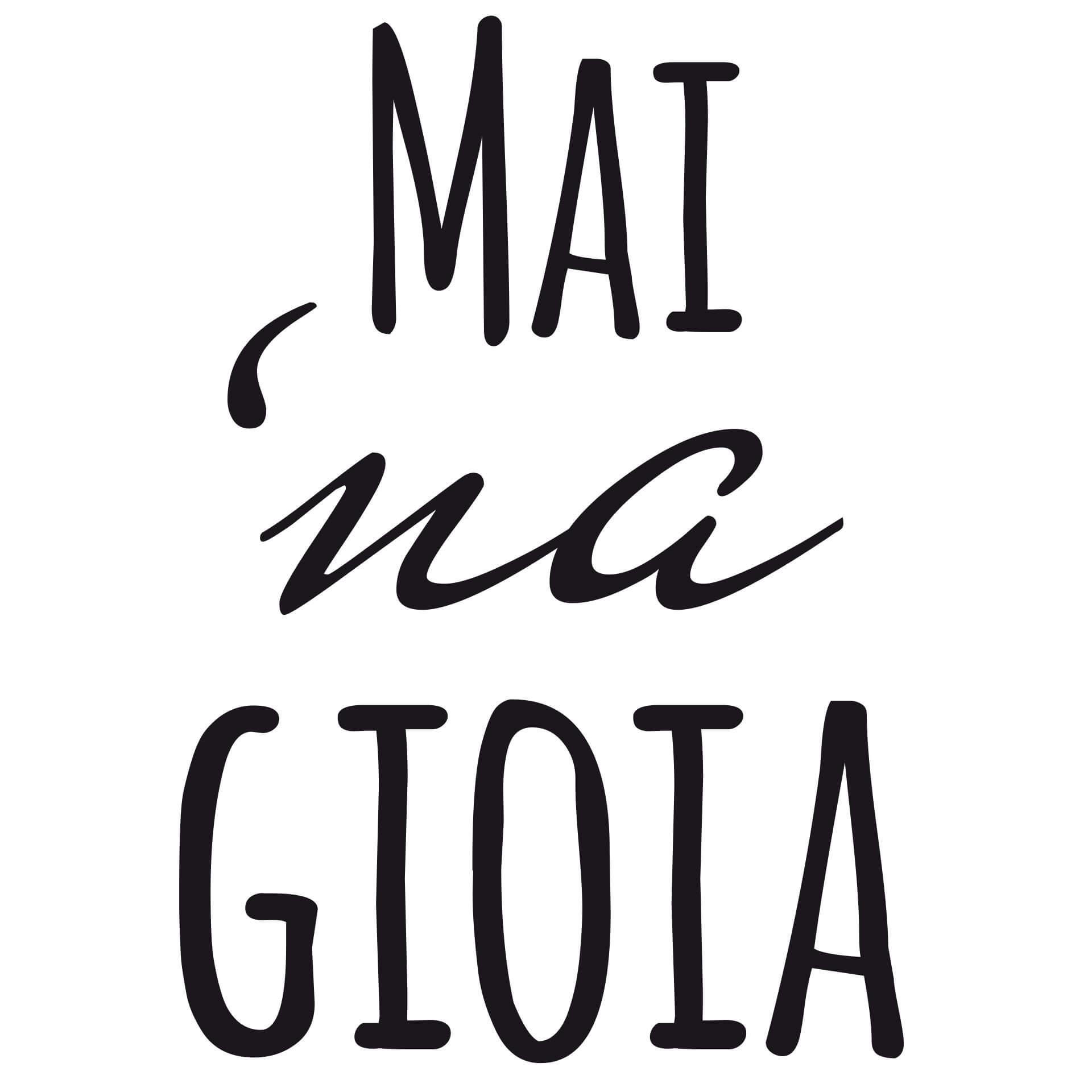 Mai 'na gioia