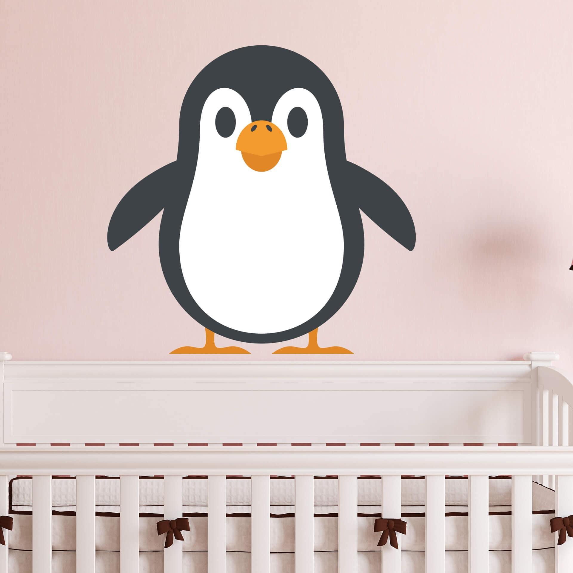 Muursticker Emoji Pinguin