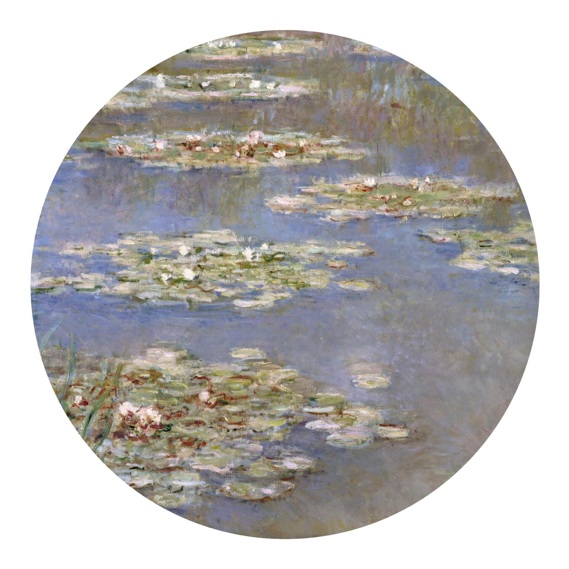 Wandtattoo Monet - Seerosen 1905 - Rund