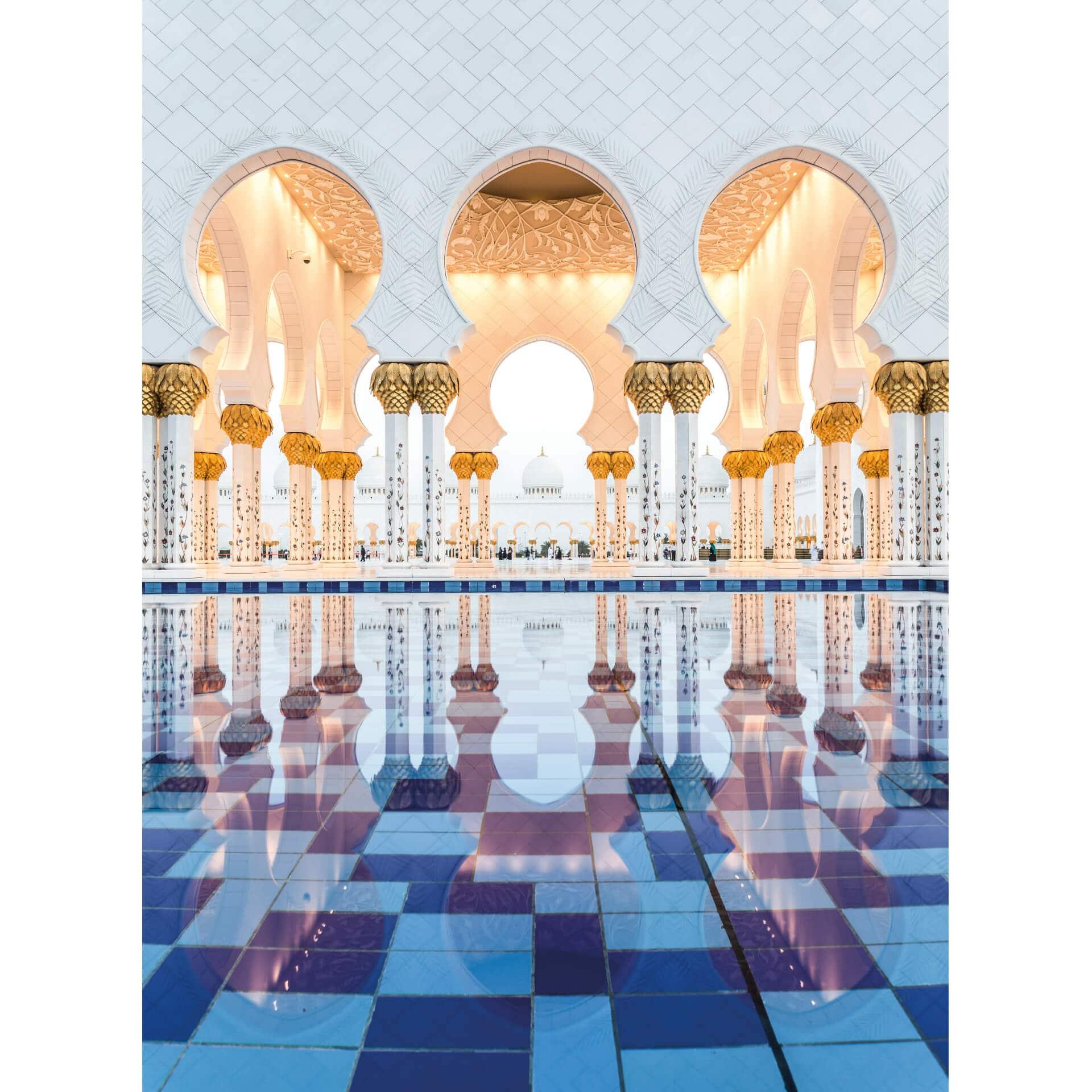 Fotobehang Colombo - Moskee in Abu Dhabi