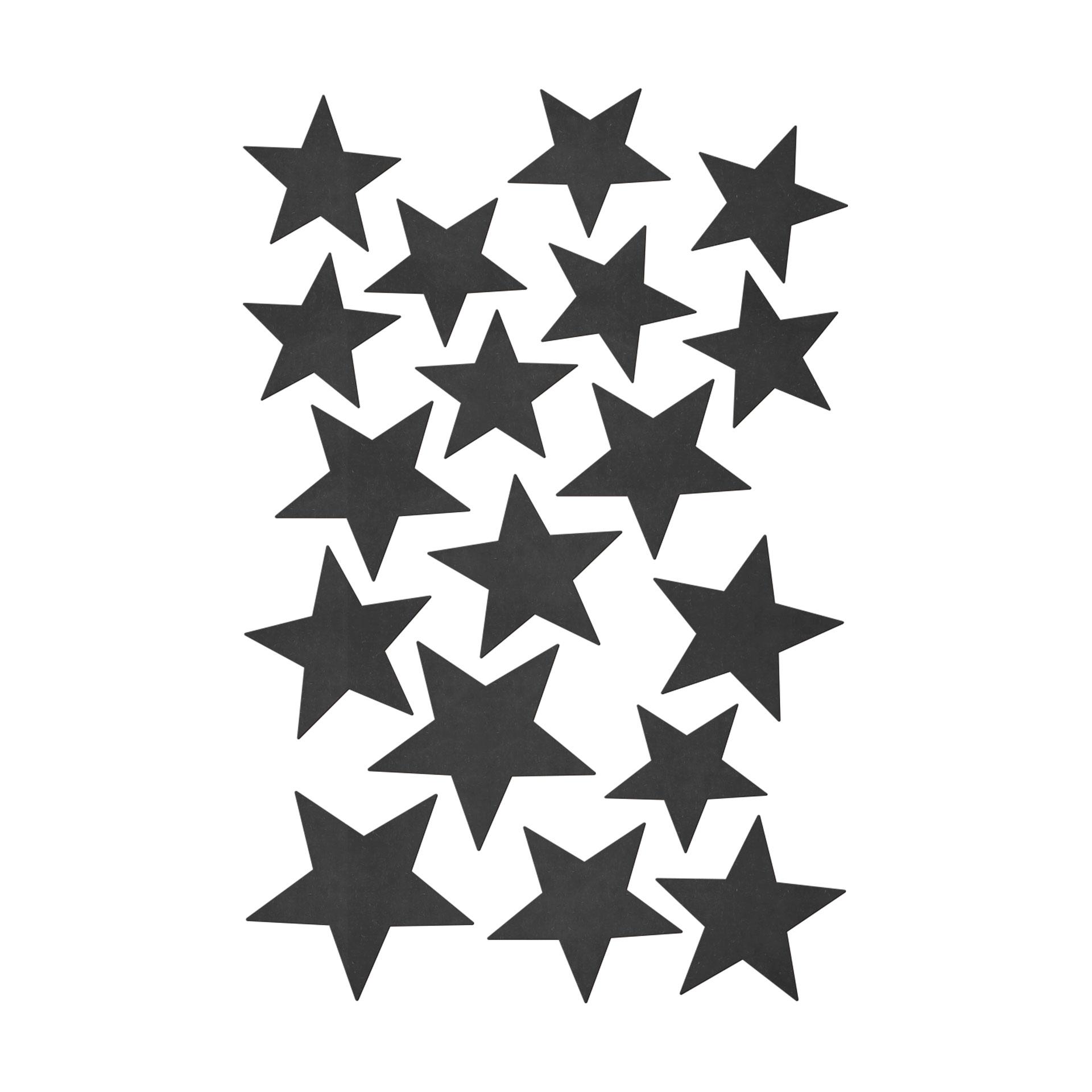 set di decorazioni con stelle 3D - Decorazioni in MDF per la camera dei bambini e la camera da letto