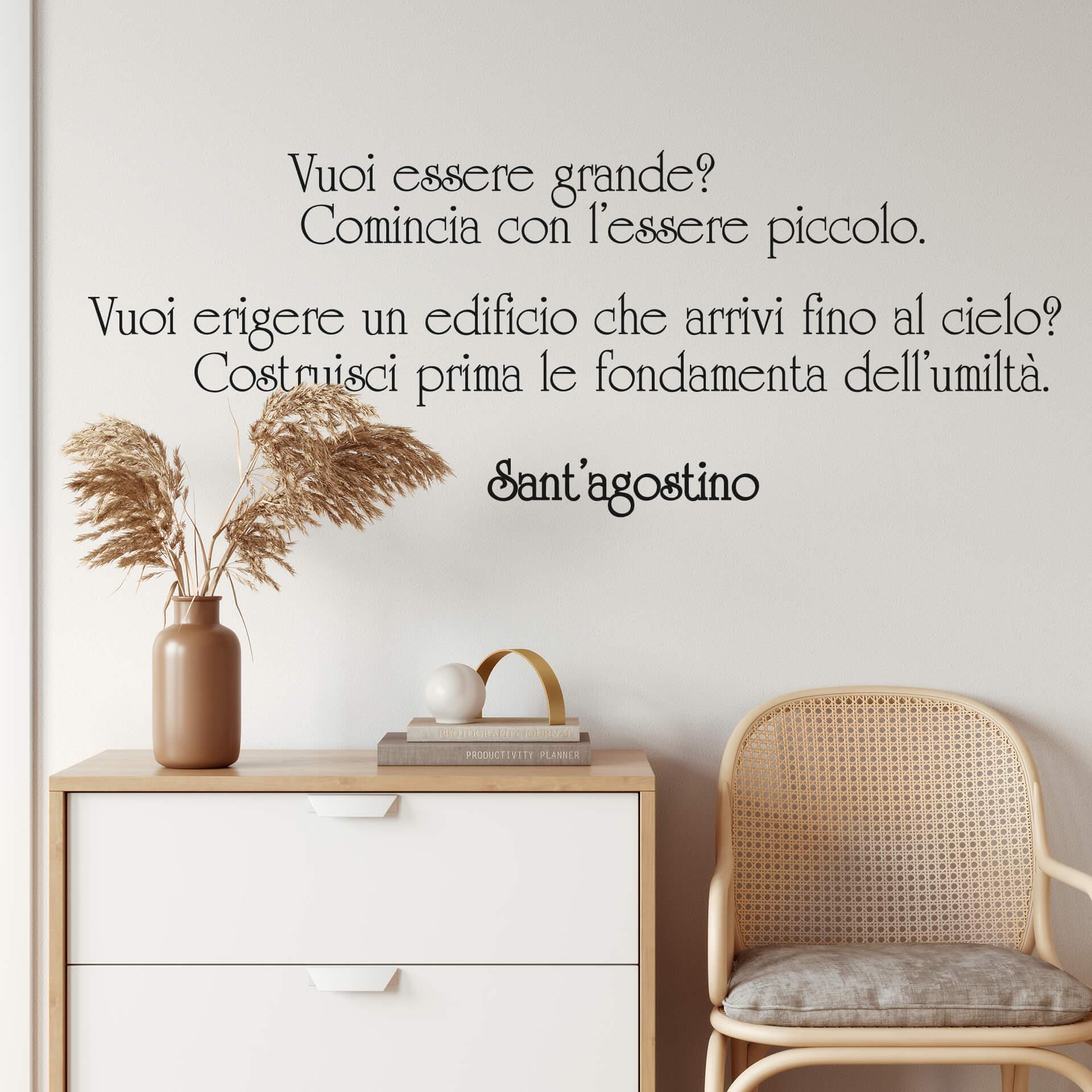 Sticker mural - Vuoi essere grande?