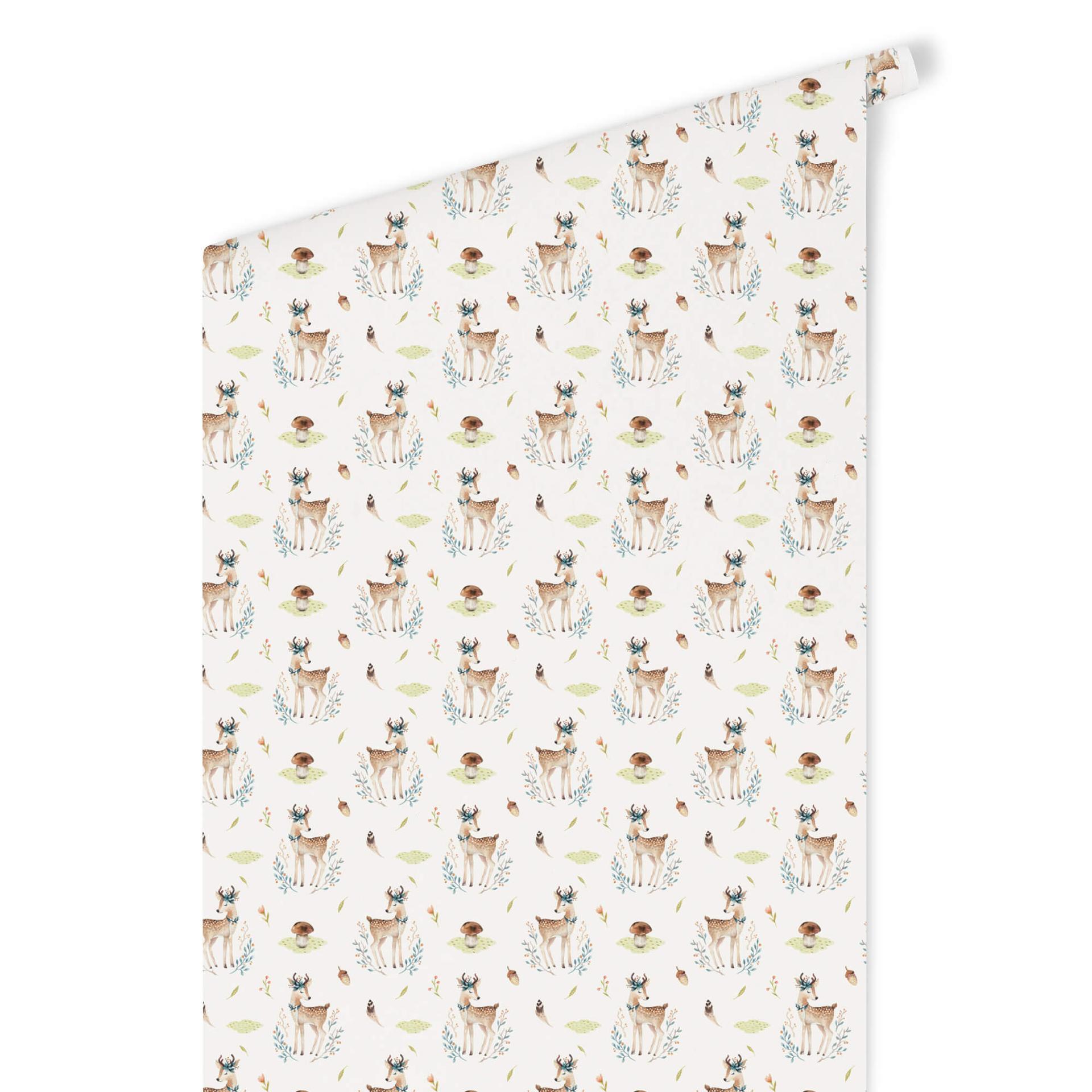 Kvilis Patroonbehang - fawn