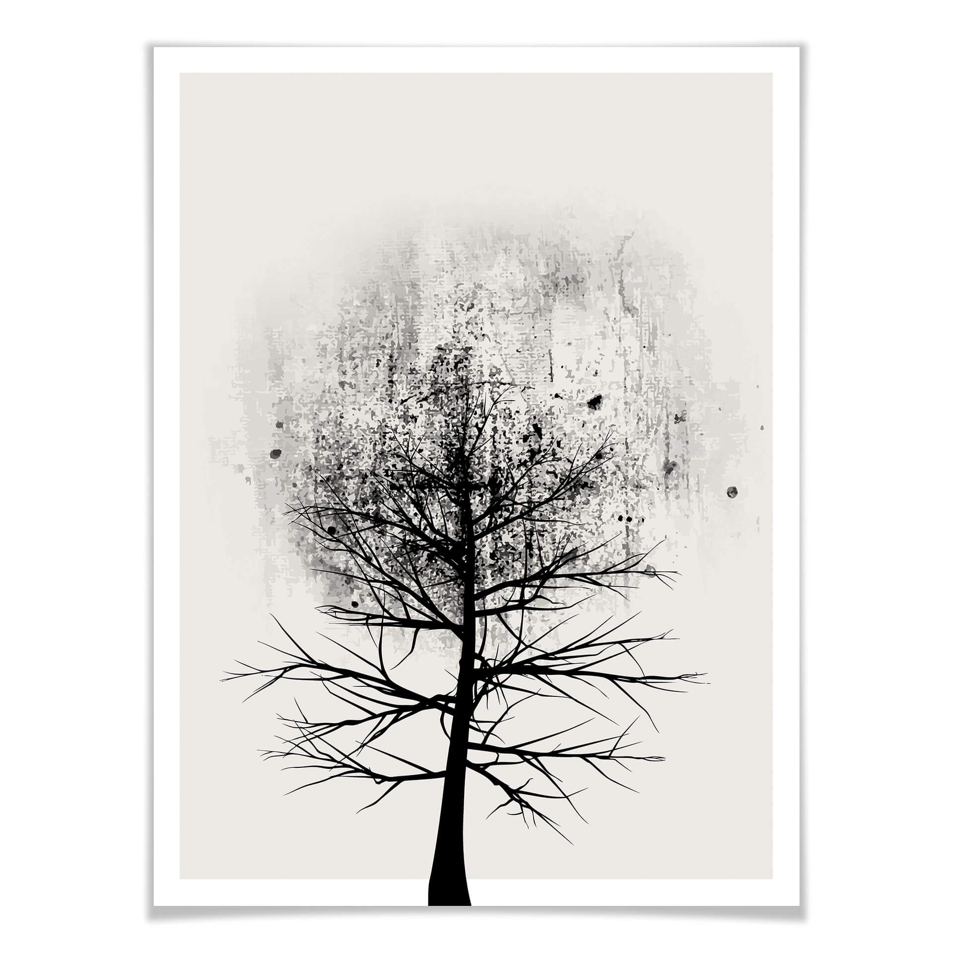 Plakat - Kubistika - Tree Study 01