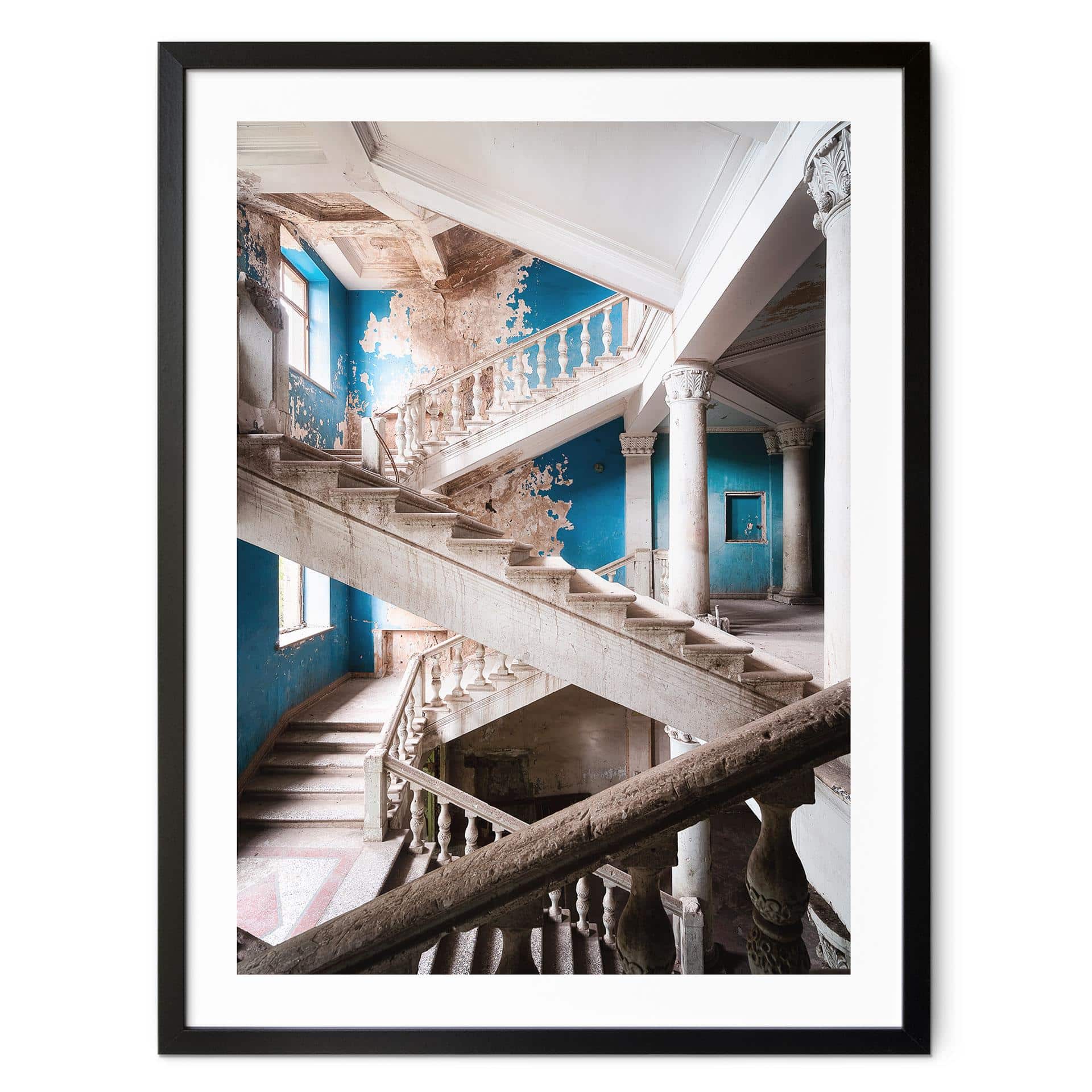 Plakat Imponerende trappe med gammel charme - Robroek