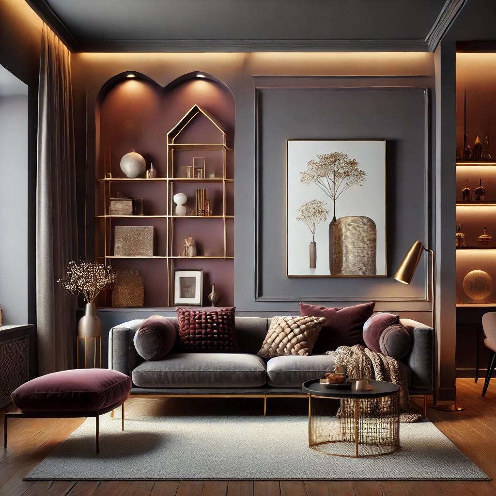 Pintura interior marrón mate I Passion Fruit | crear un ambiente acogedor y tranquilo en la habitaci