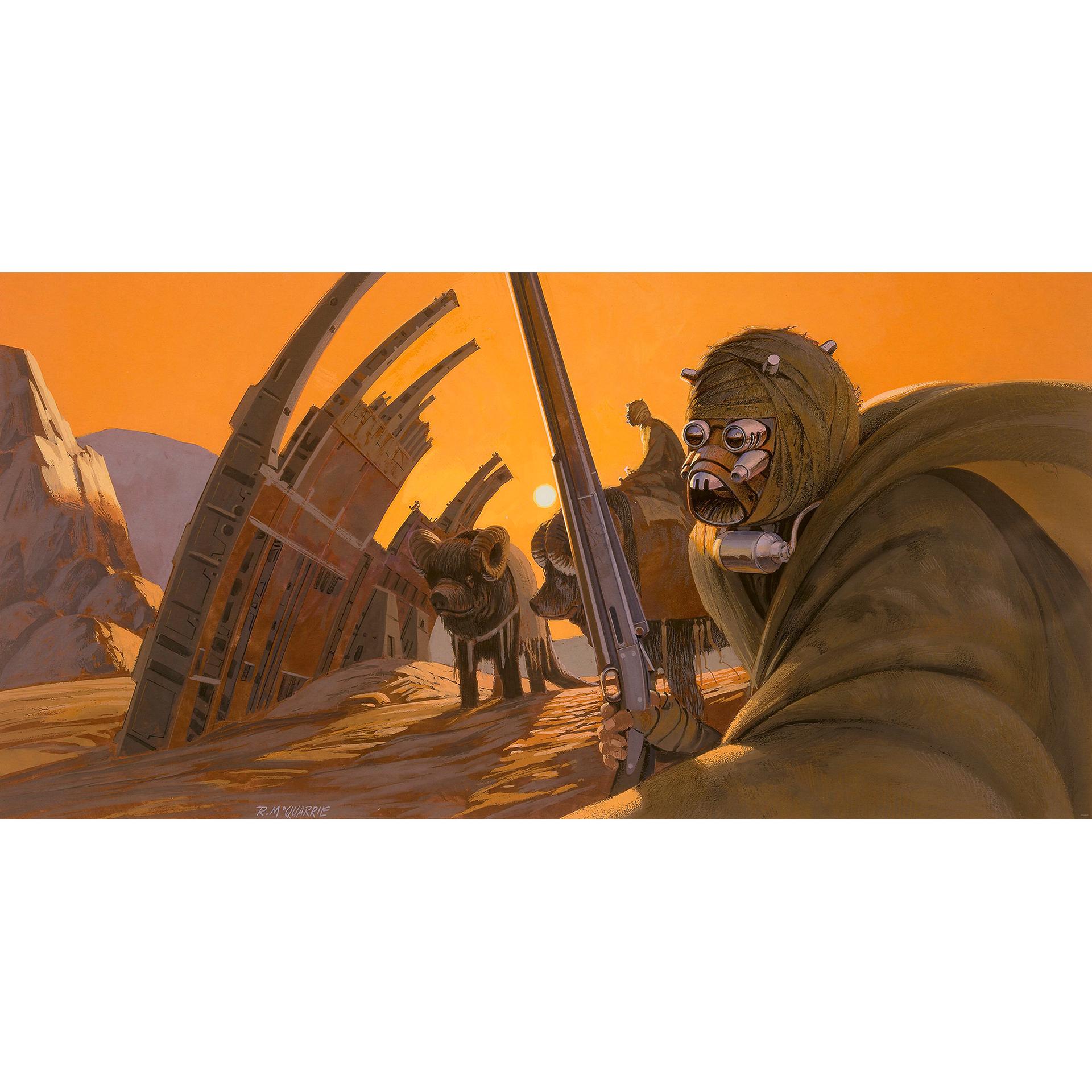 Vlies Fototapete - Star Wars Classic RMQ Tusken - 500 x 250 cm