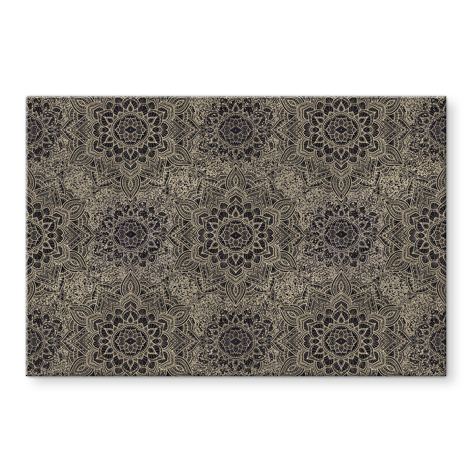 Stænkplade Mandala Boho antik guld - Bloomery Decor