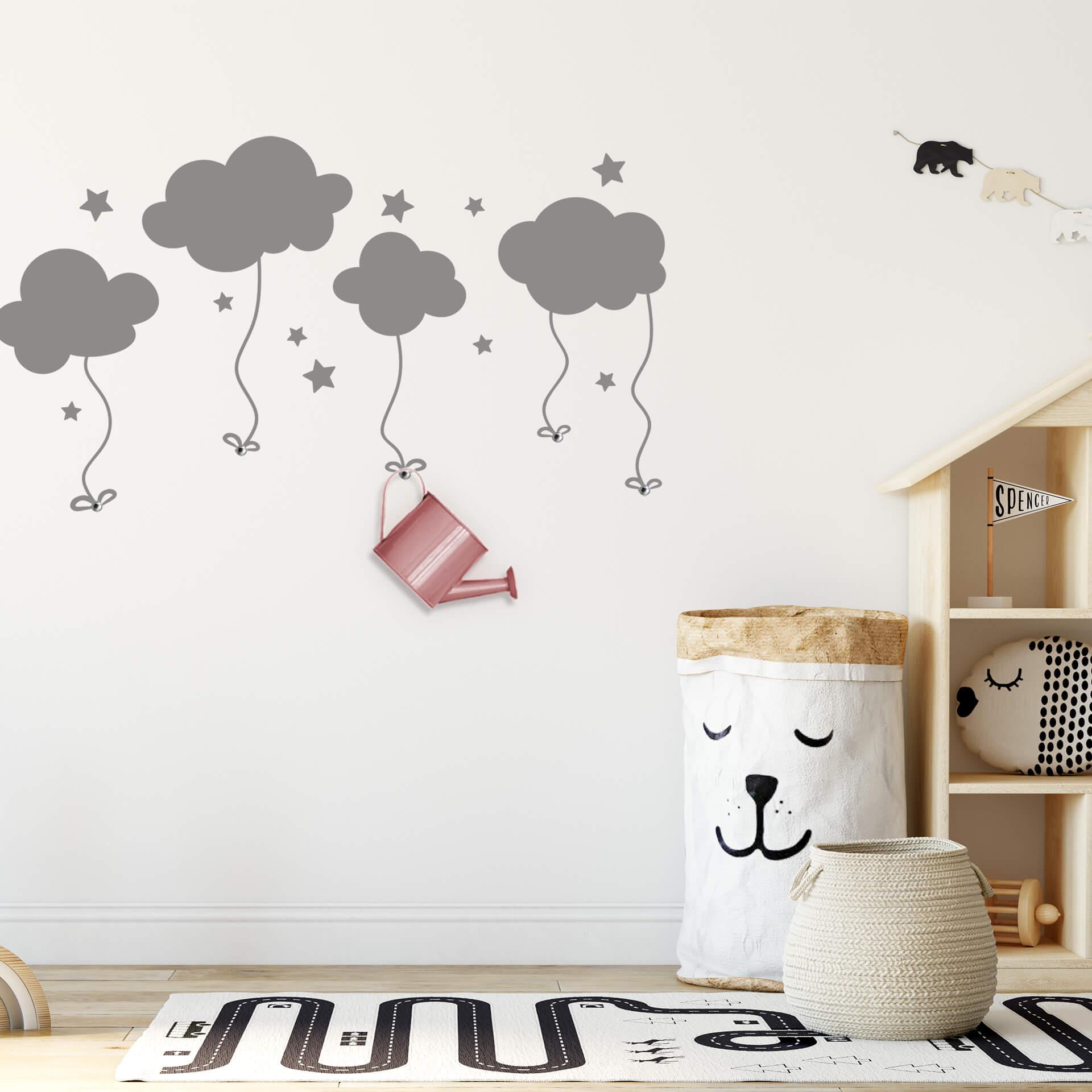 Himmel med skyer Knage (inkl. 5 kroge)