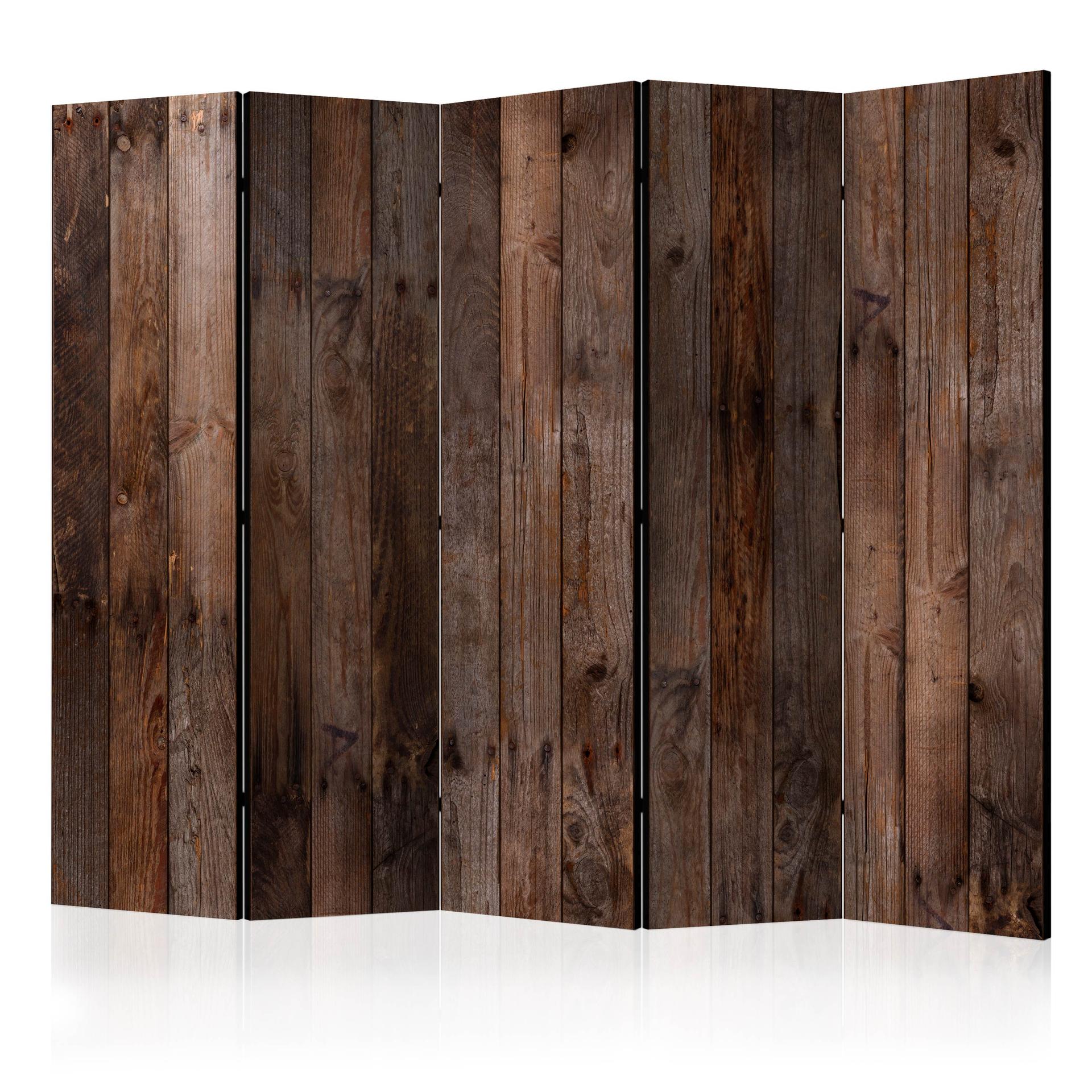 Schermo divisorio - Capanna di legno, 3 pezzi