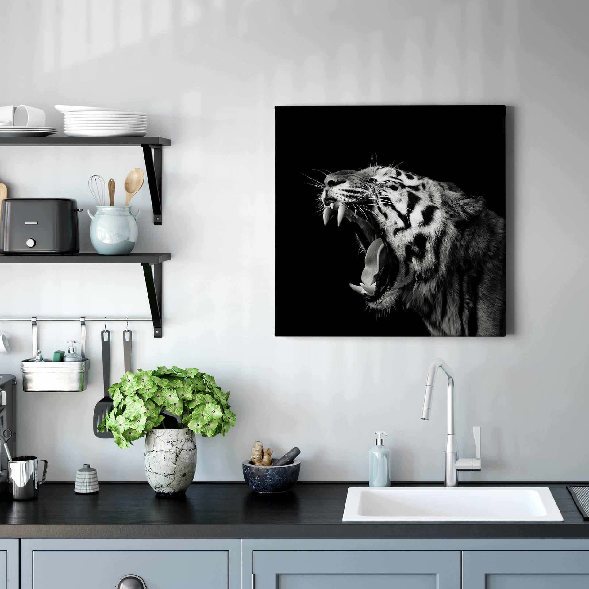 Canvasbillede - Meermann - Tiger