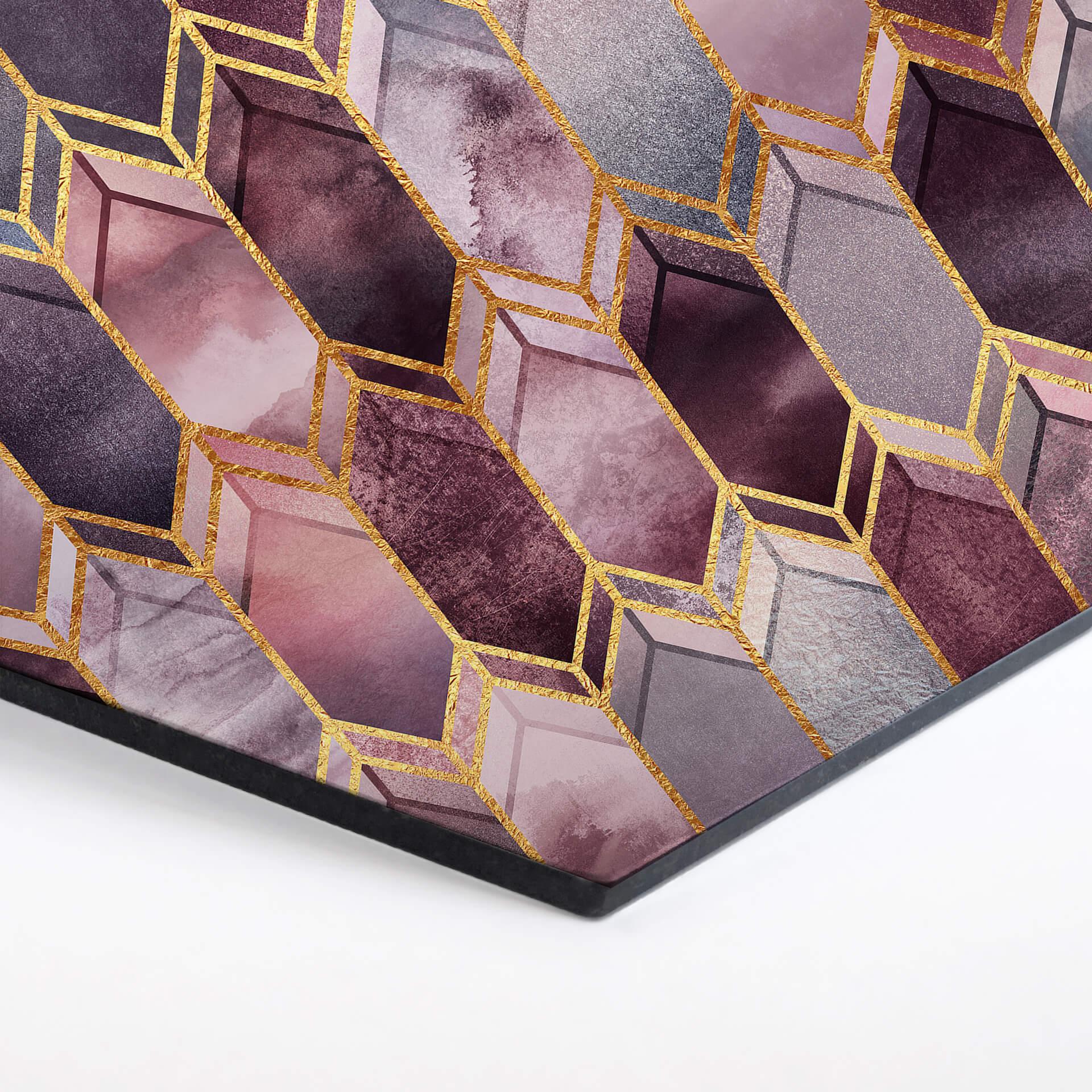 Hexagon Dibond Fredriksson - Magical Glass