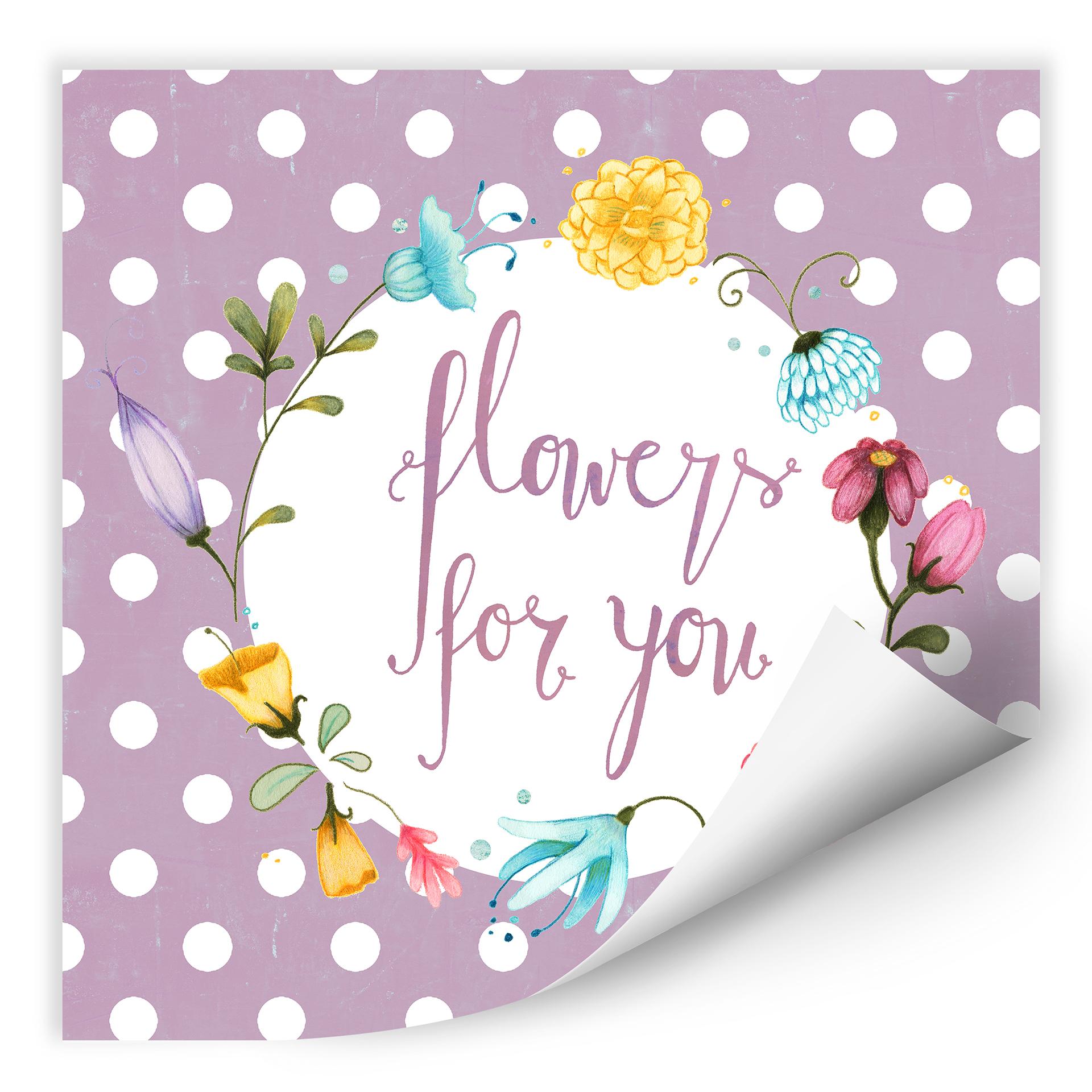 Wallprint Loske - Flowers for you