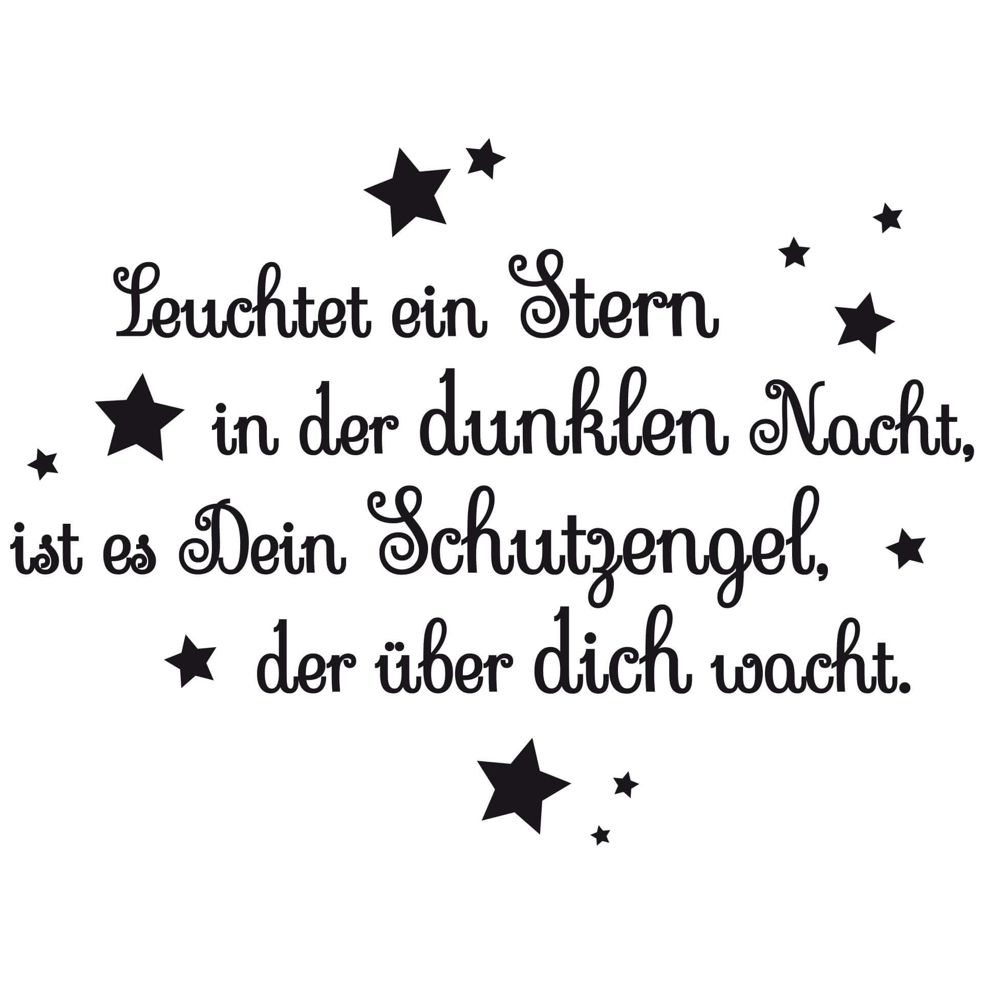 Wandtattoo Leuchtet ein Stern