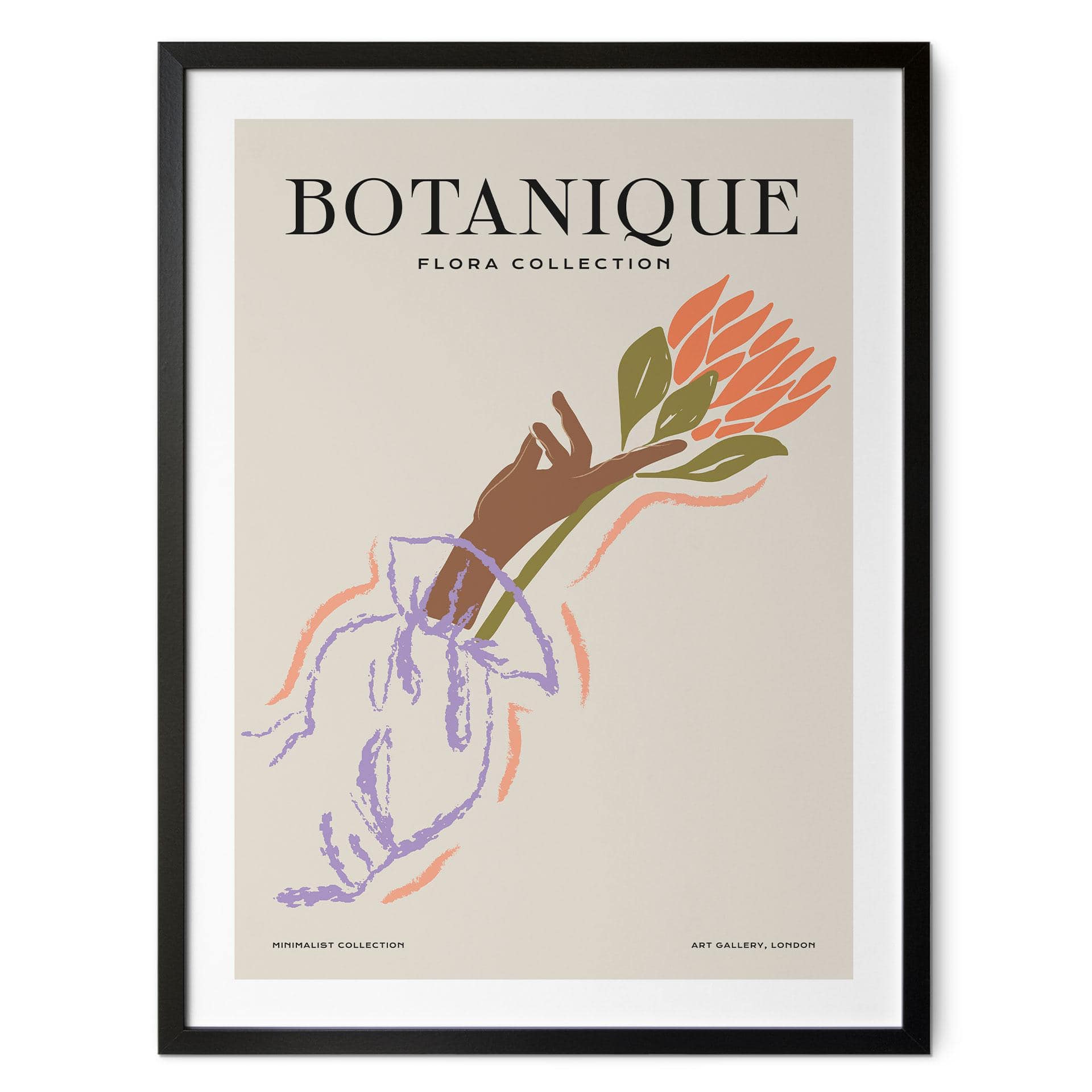 Plakat Blomstergestus med blomst - Treechild