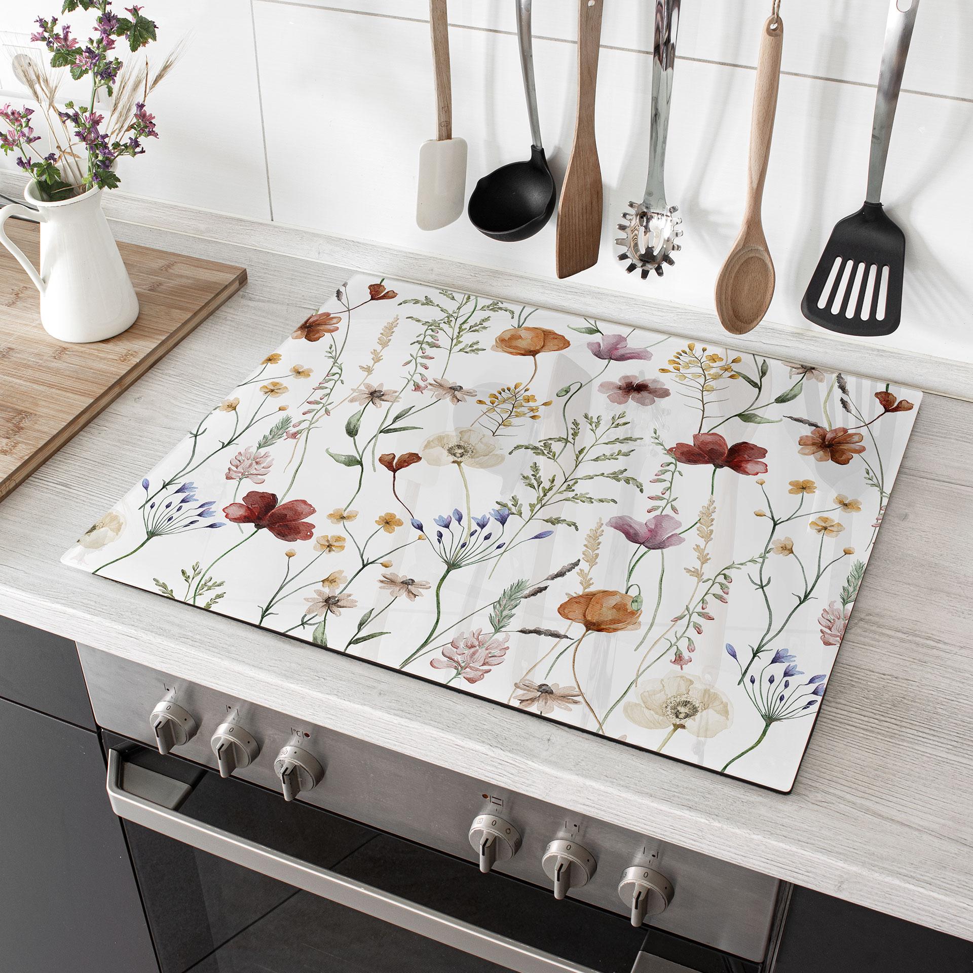Piastra coprifornello Fiori di campo colorati - UN Designs