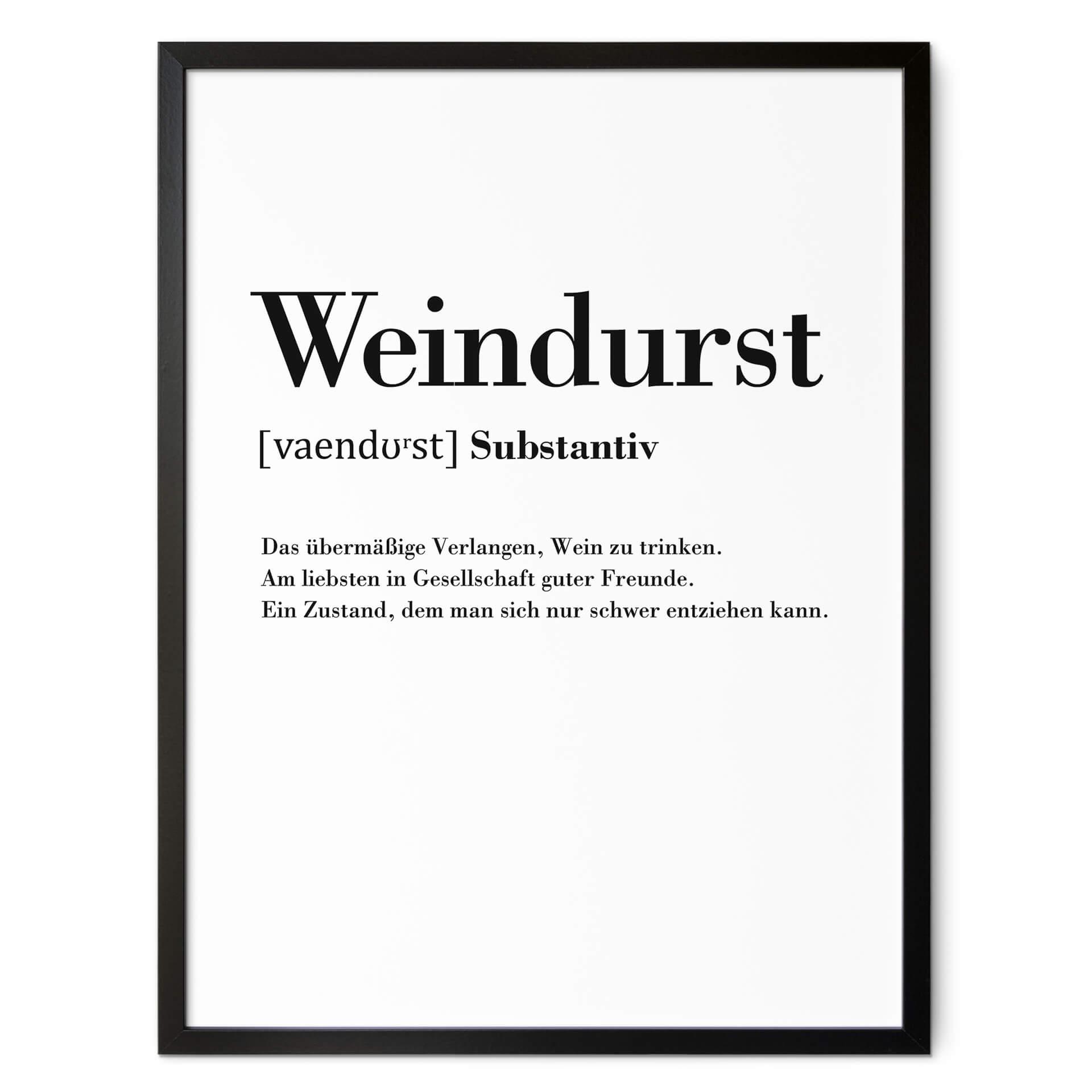 Poster Grammatik - Weindurst