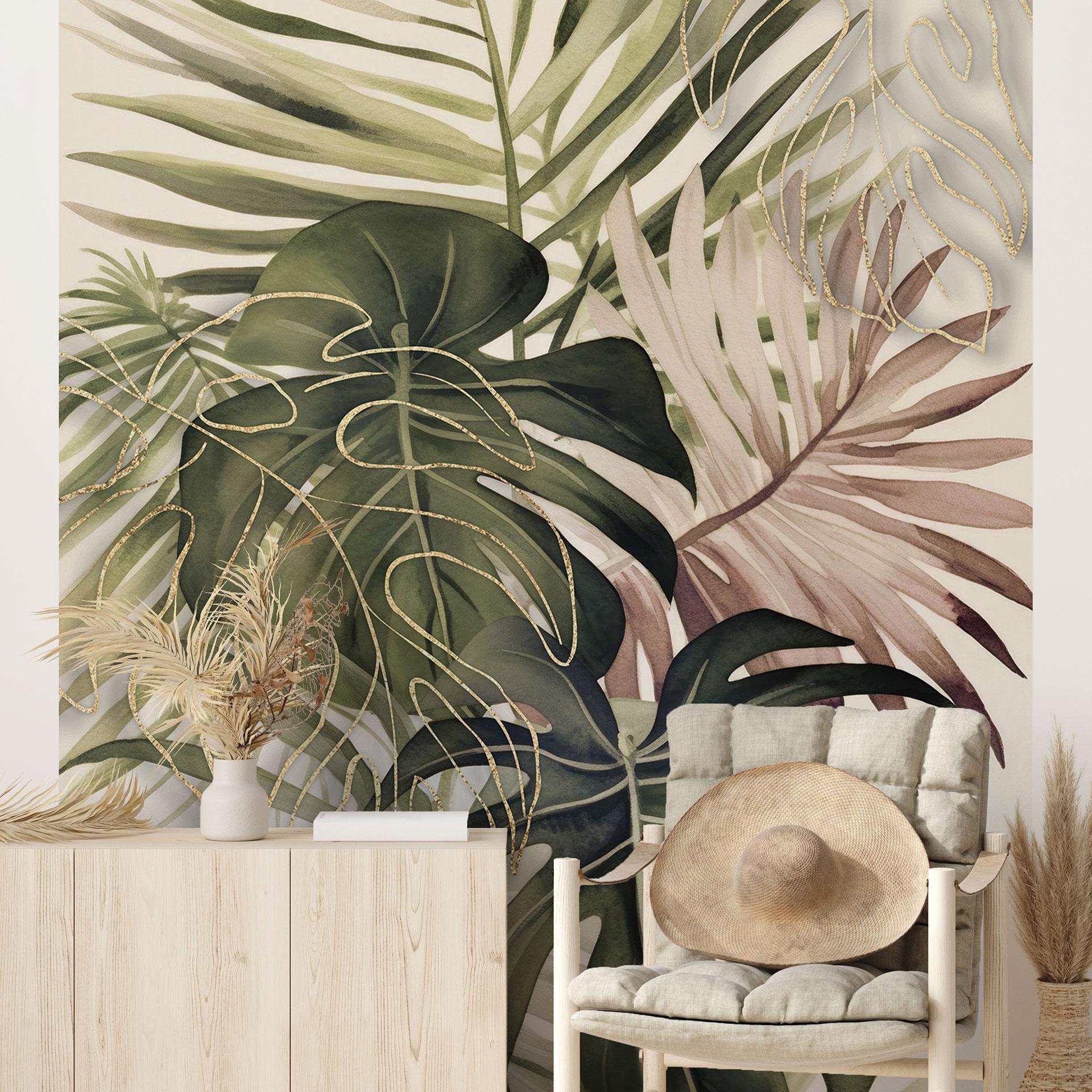 Fototapet Tropiske blade Boho - Haase