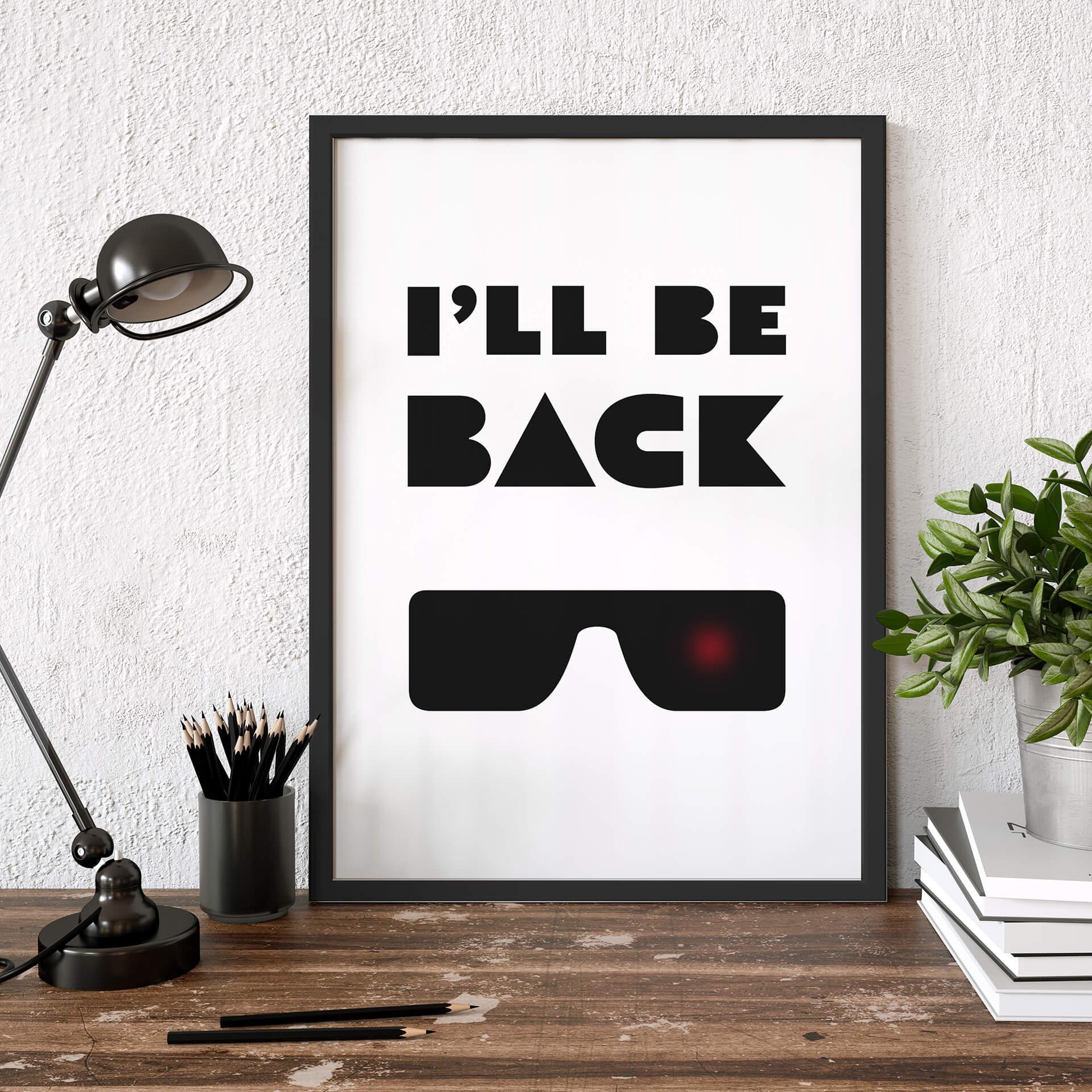 Plakat - I'll be back