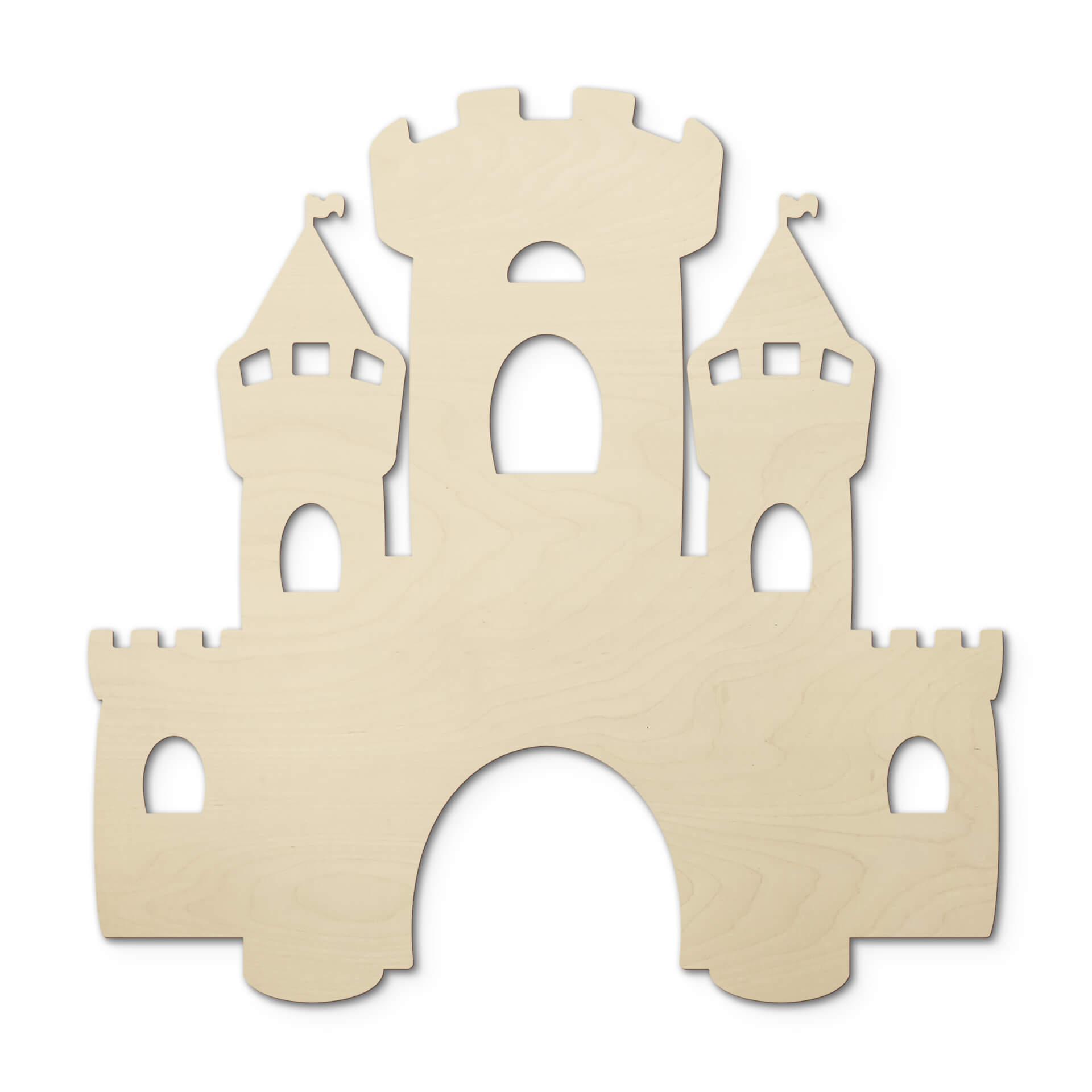Decoro in legno - Castello