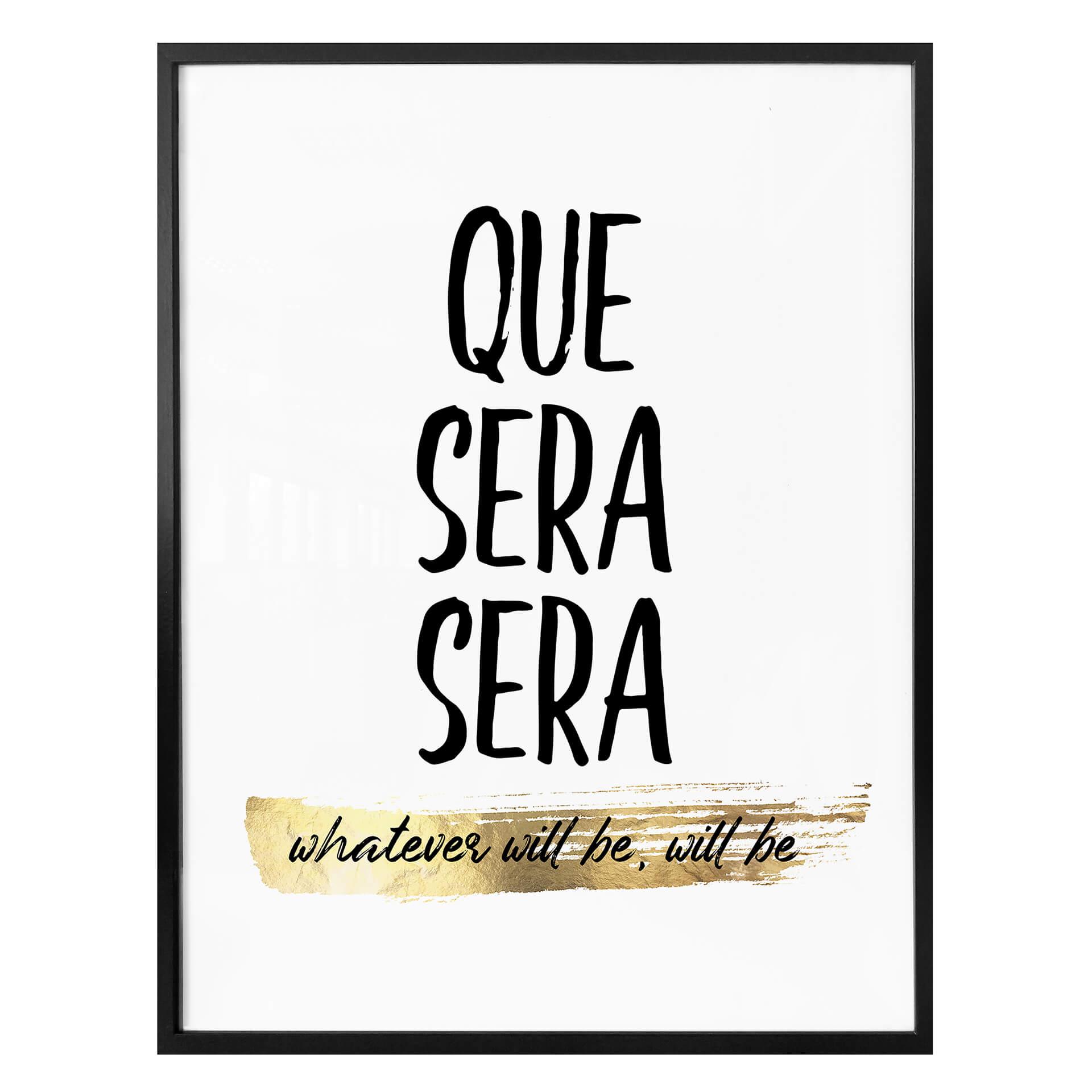 Plakat - Que sera sera