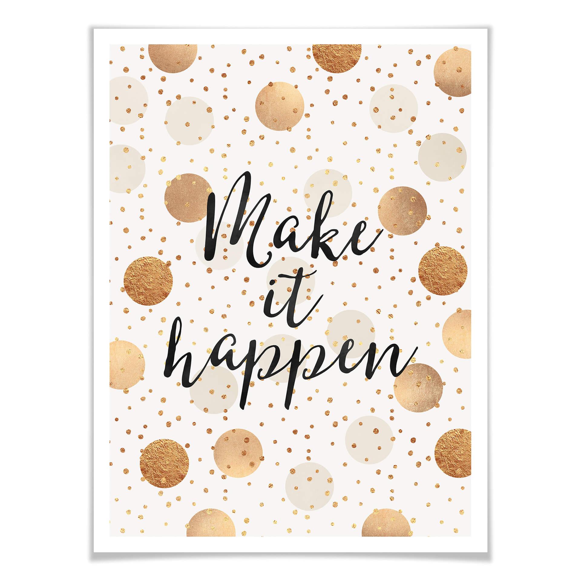 Plakat Fredriksson - Make it Happen - Dots