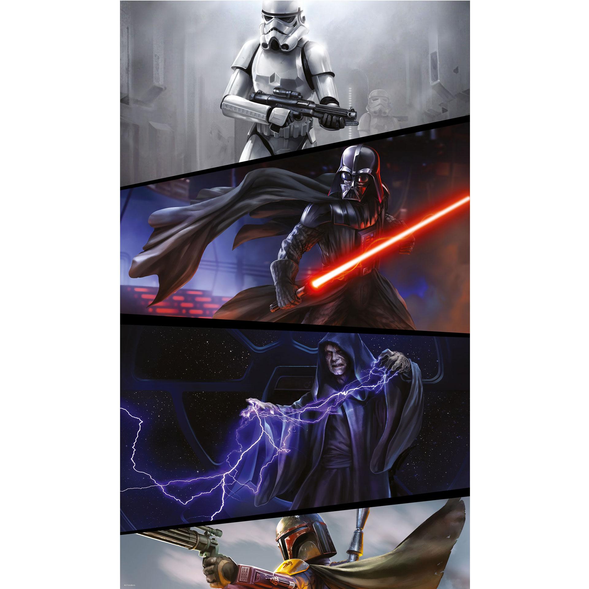 Tapetpanel i fleece -  Star Wars Moments Imperials