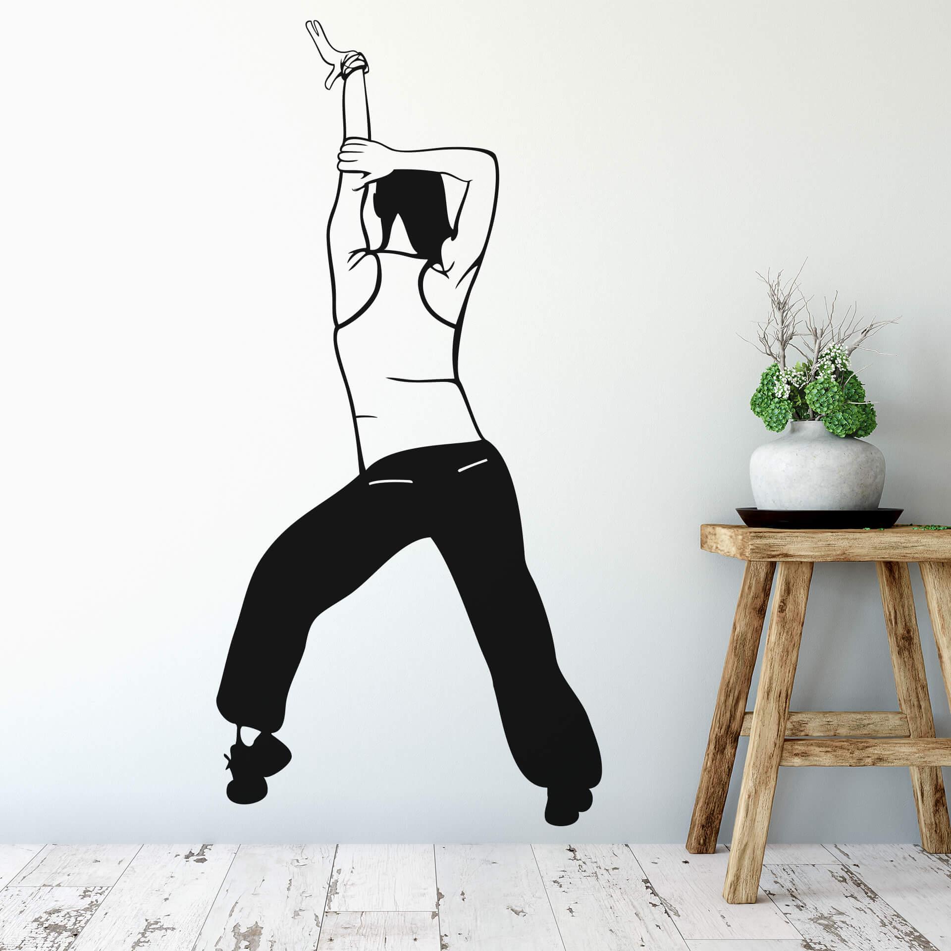 Muursticker Danseres