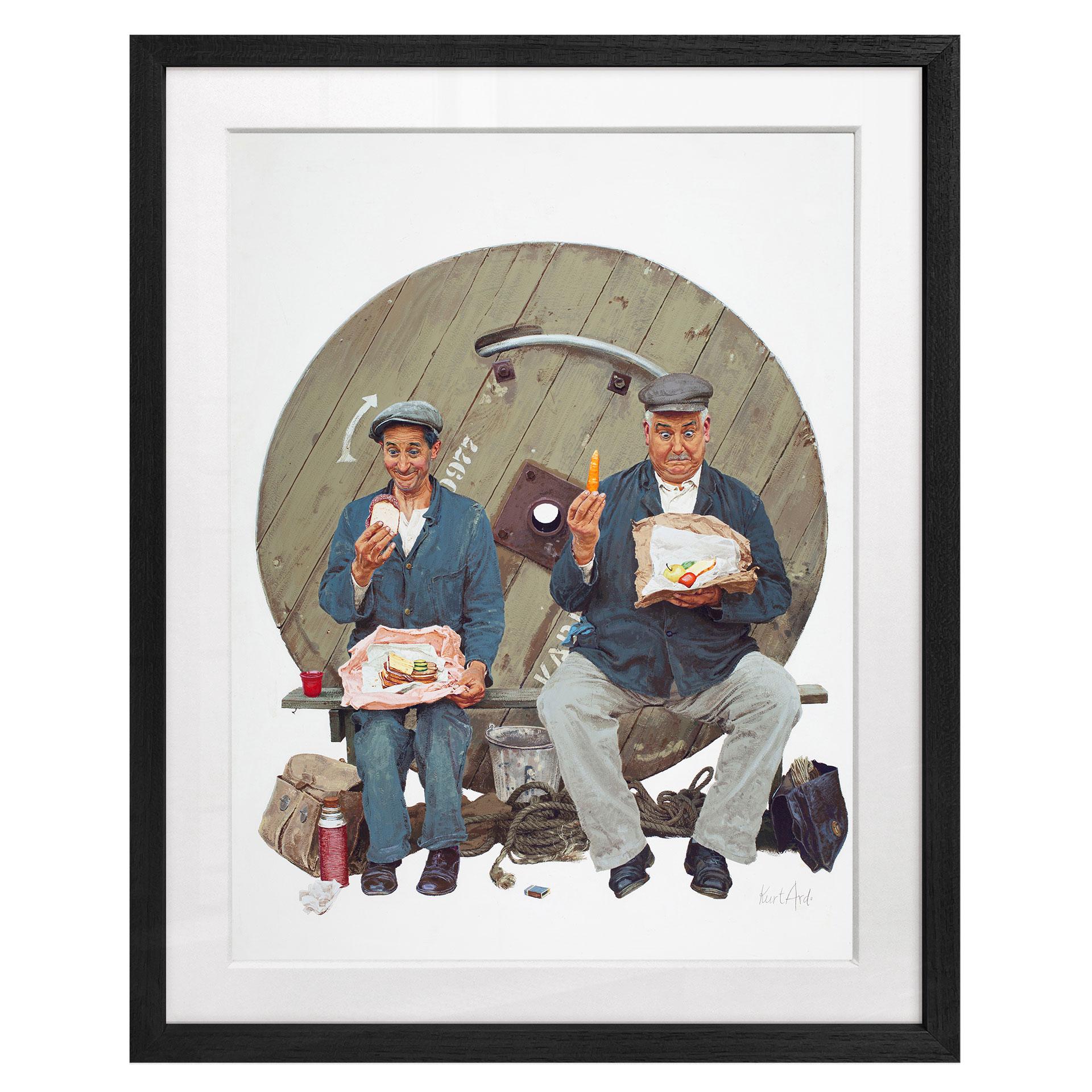 Fine Art Poster mit Passepartout Kurt Ard - Liebe ist unergründlich (1960)