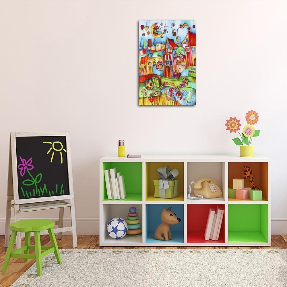 Canvasbillede, Feernes by