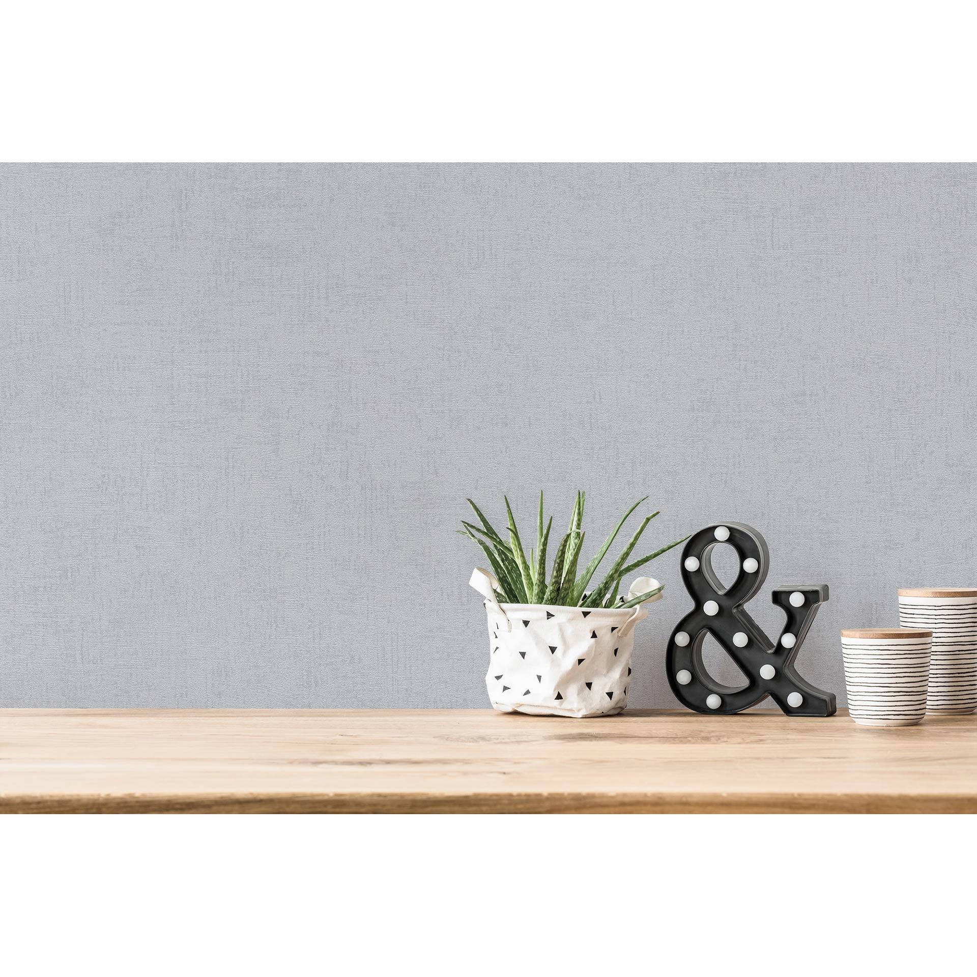Livingwalls Titanium 3 - Effen Vliesbehang