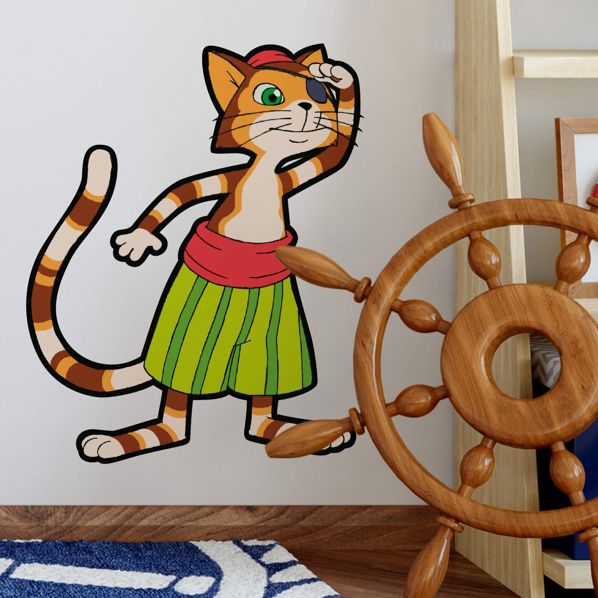 Wandtattoo Pettersson und Findus - Findus Ahoi