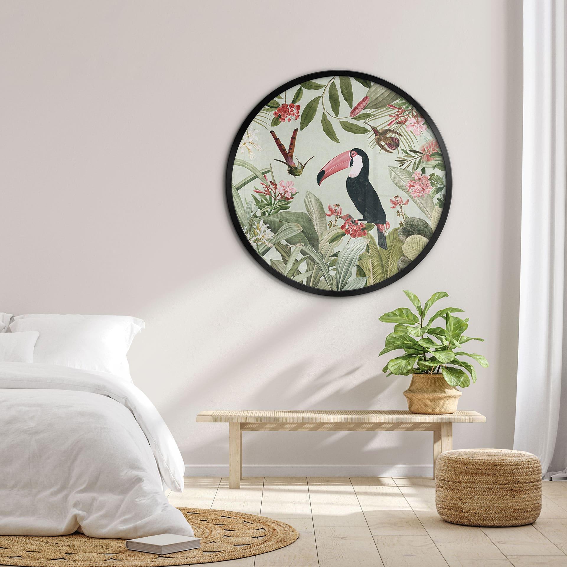 Poster Tucano in una giungla paradisiaca - UN Designs