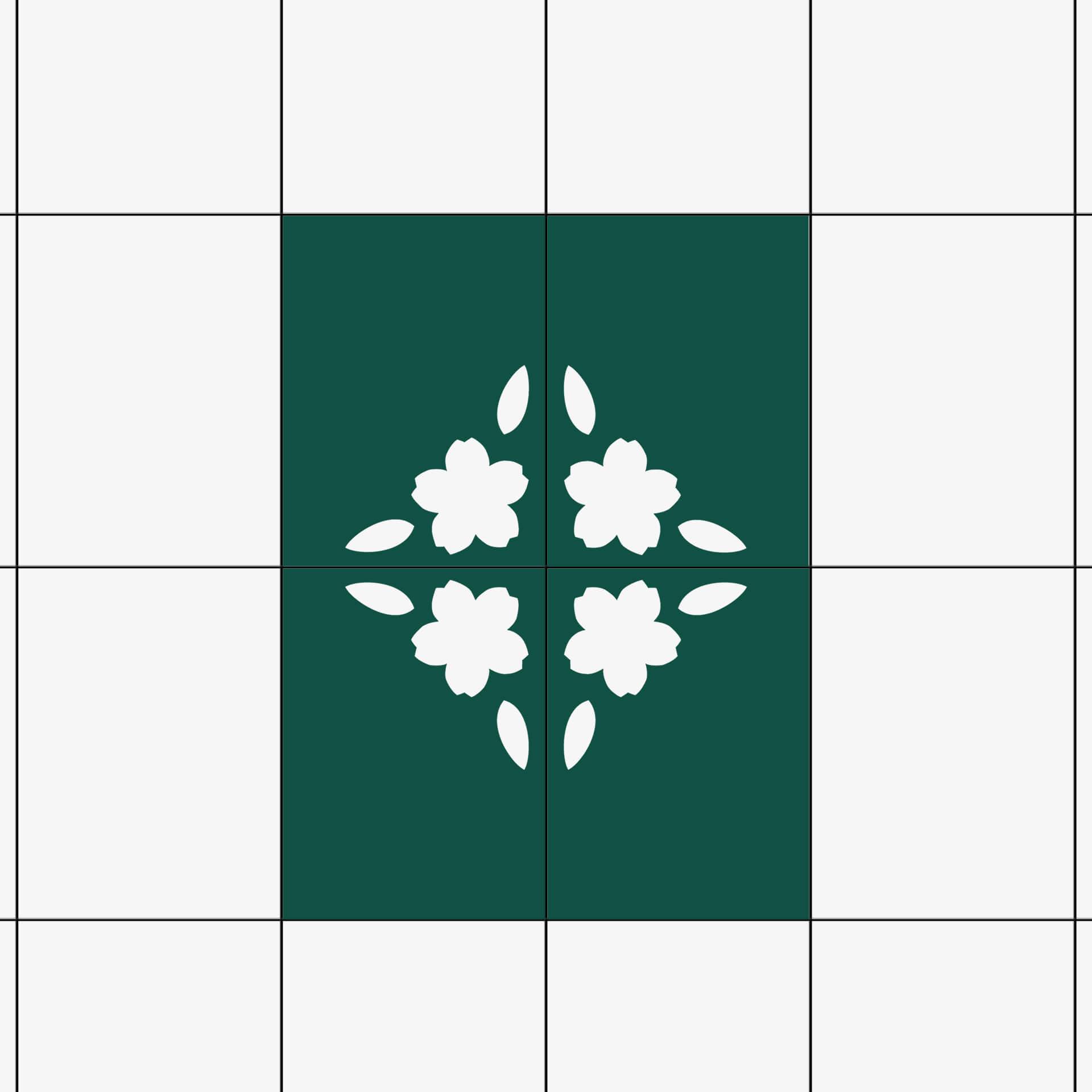 Adesivo murale - Decorazione per piastrelle - ornamento