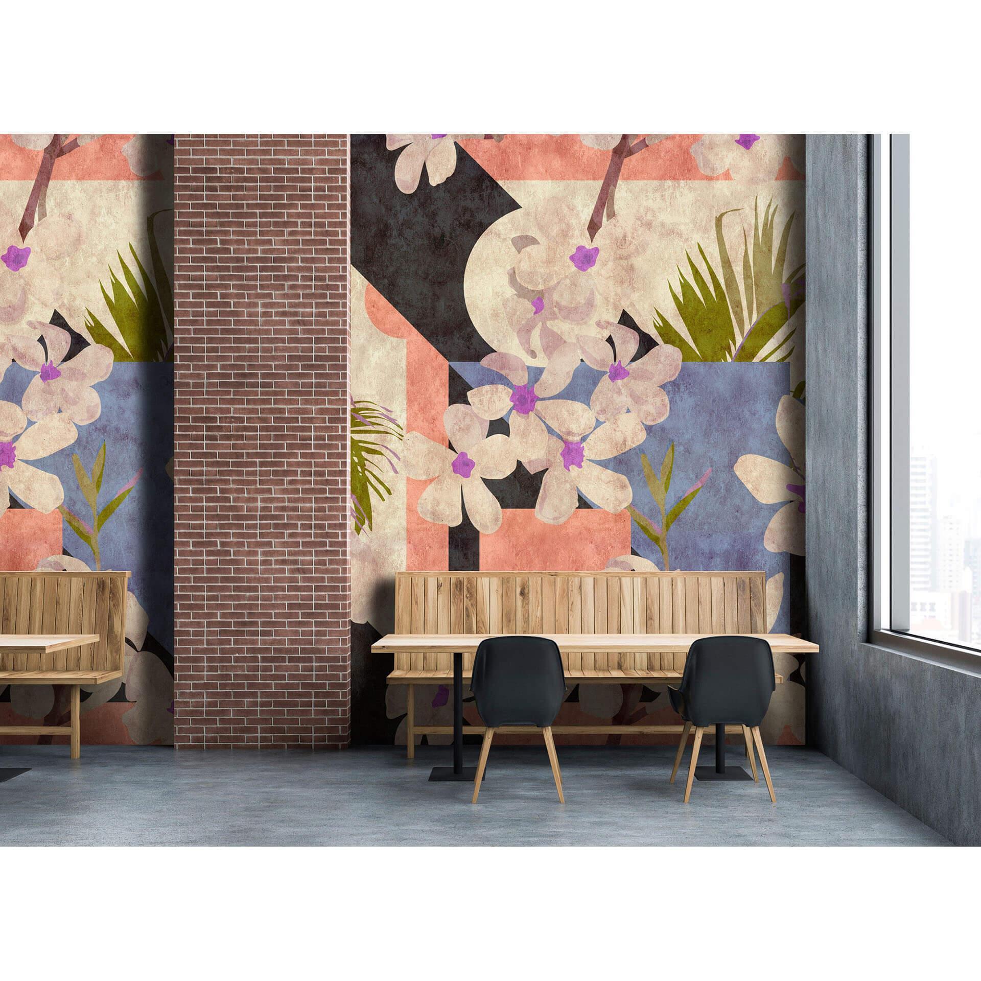Livingwalls Fototapet Walls by Patel 2 vintage bloom 2
