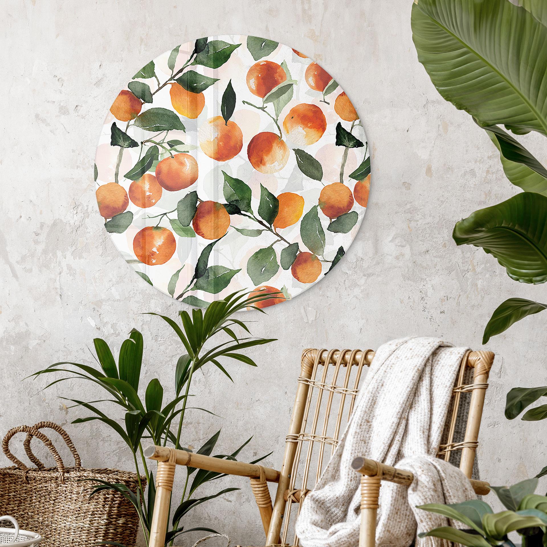 Stampa su vetro Mandarini fruttati - UN Designs