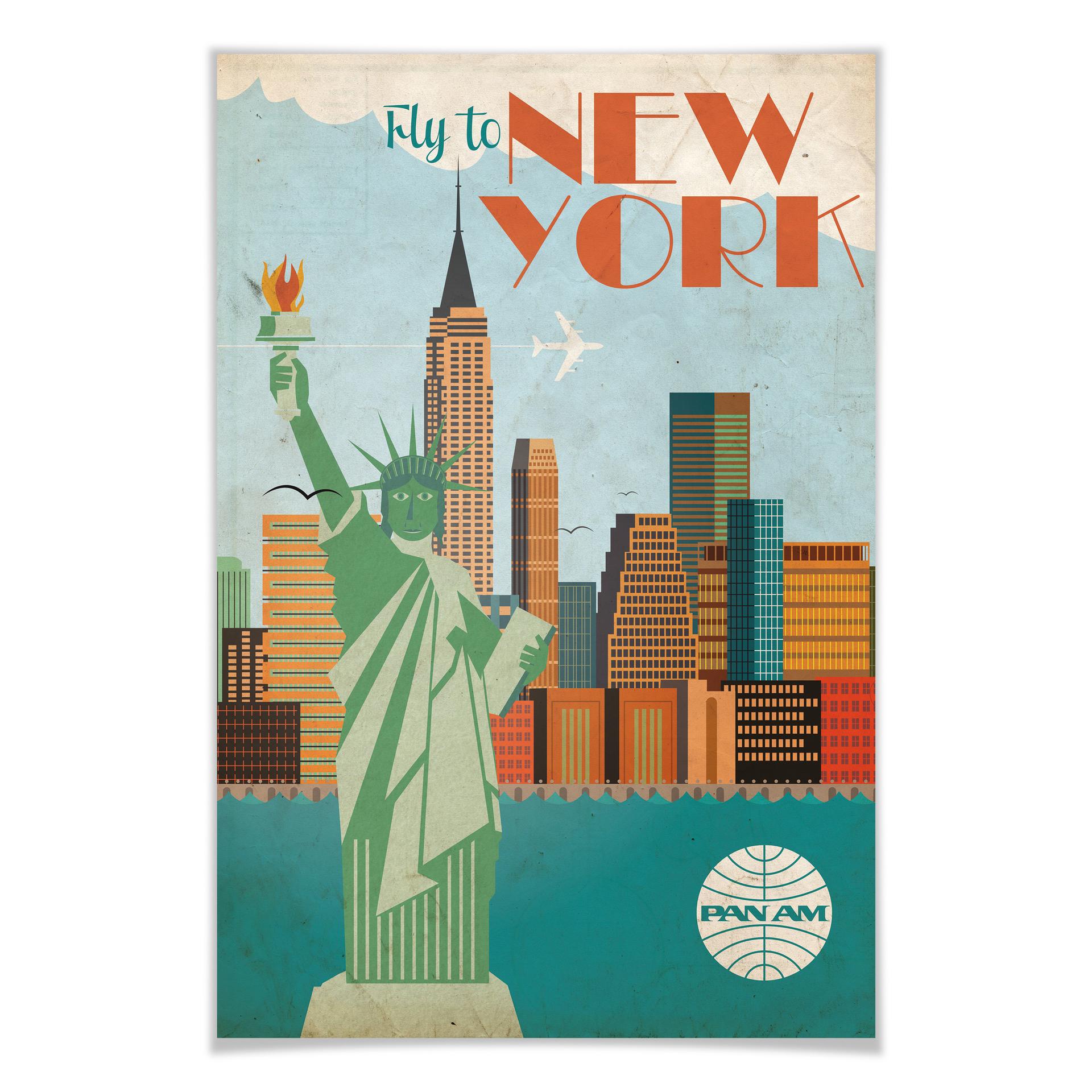 Plakat - PAN AM - Fly to New York