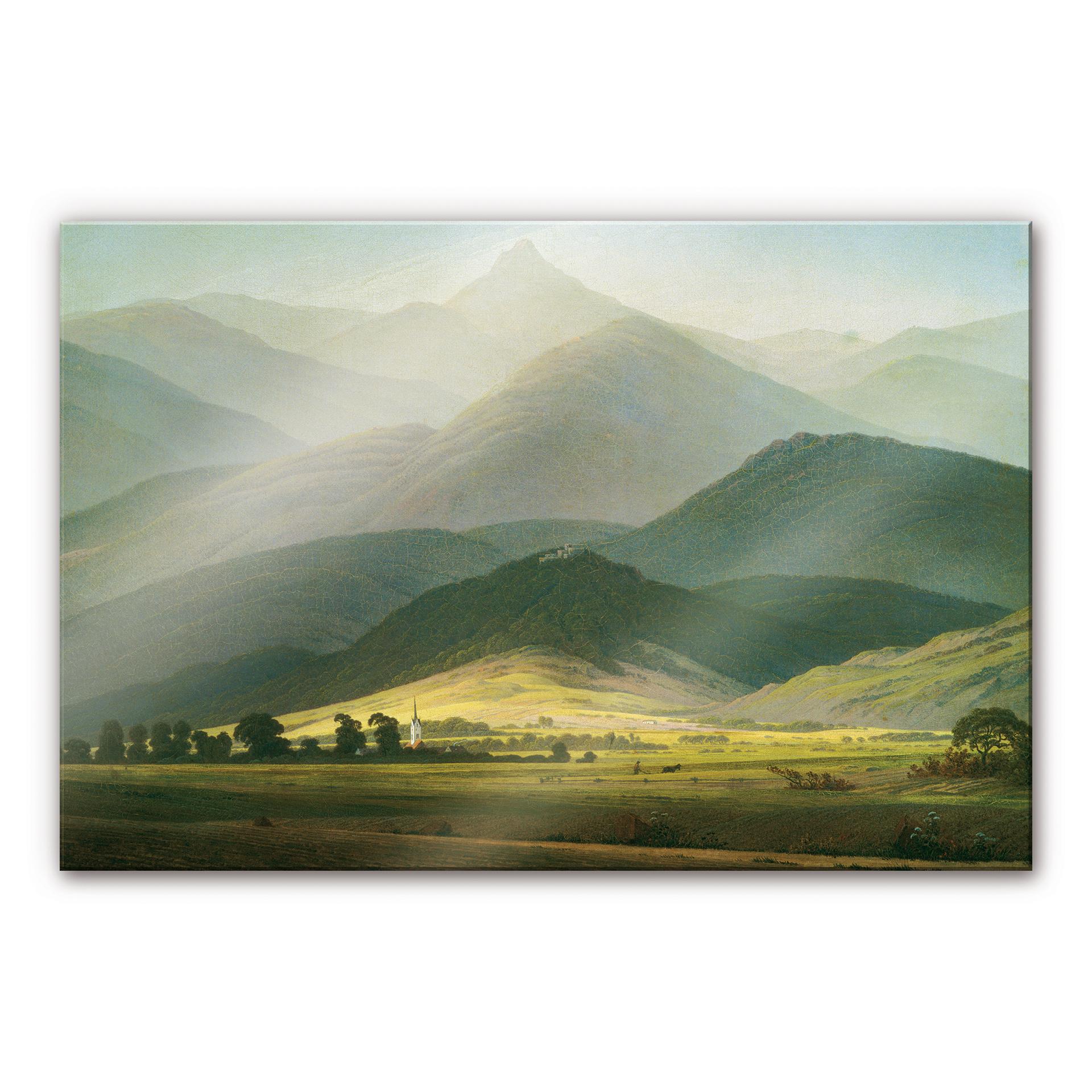 Akrylbillede Friedrich - Bjerglandskab