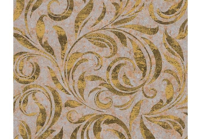 Architects Paper Vliestapete Nobile Blumentapete floral braun, metallic, schwarz