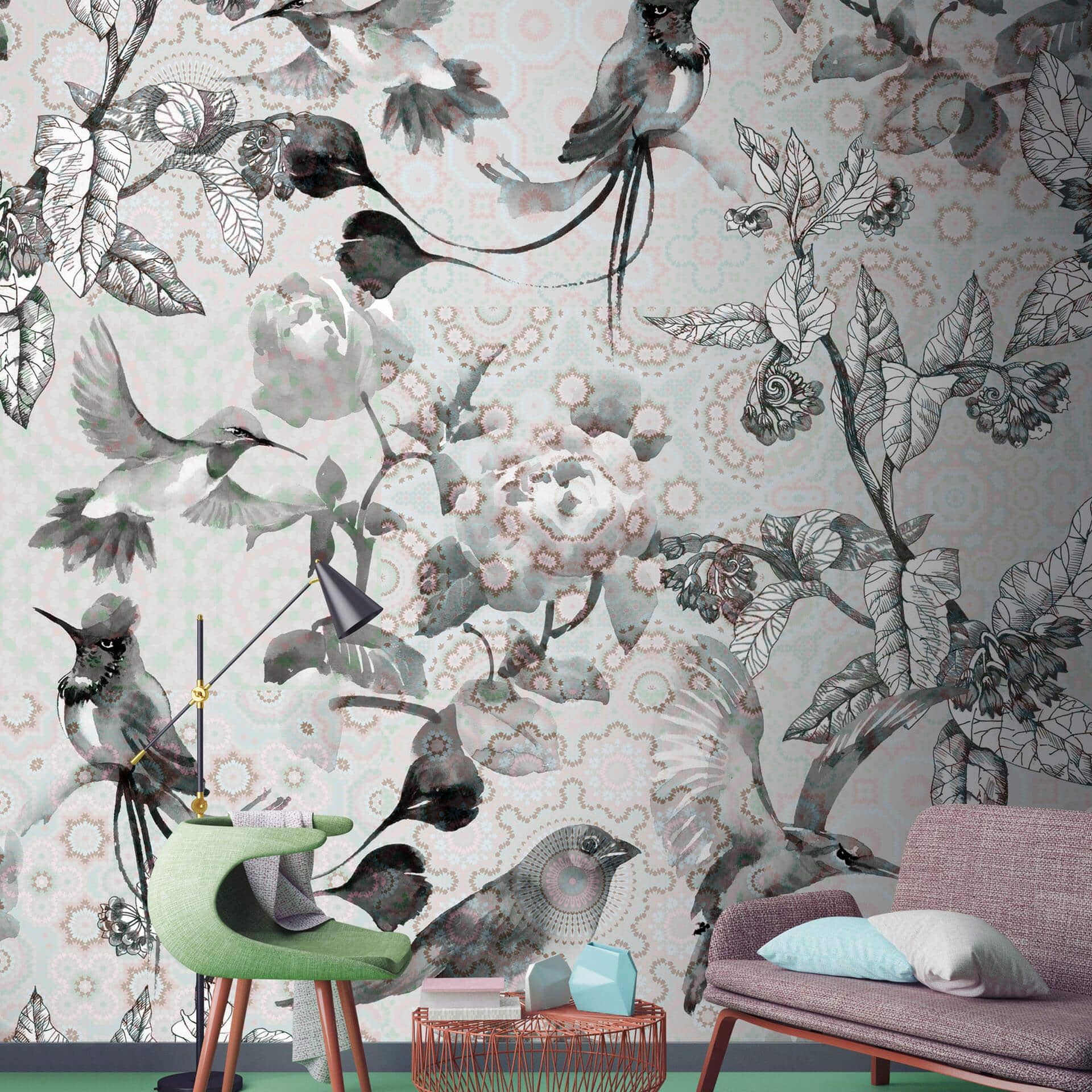 Livingwalls Fototapet Walls by Patel Exotic Mosaic 4