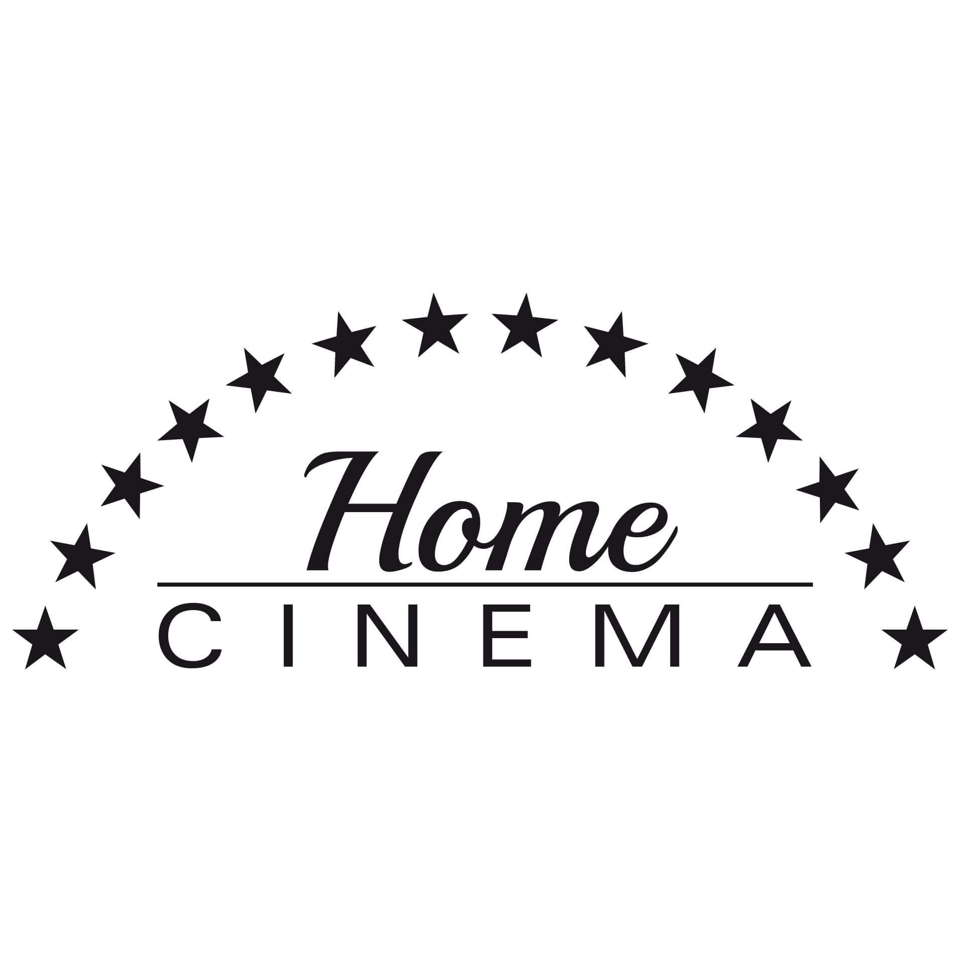 Wandtattoo Home Cinema