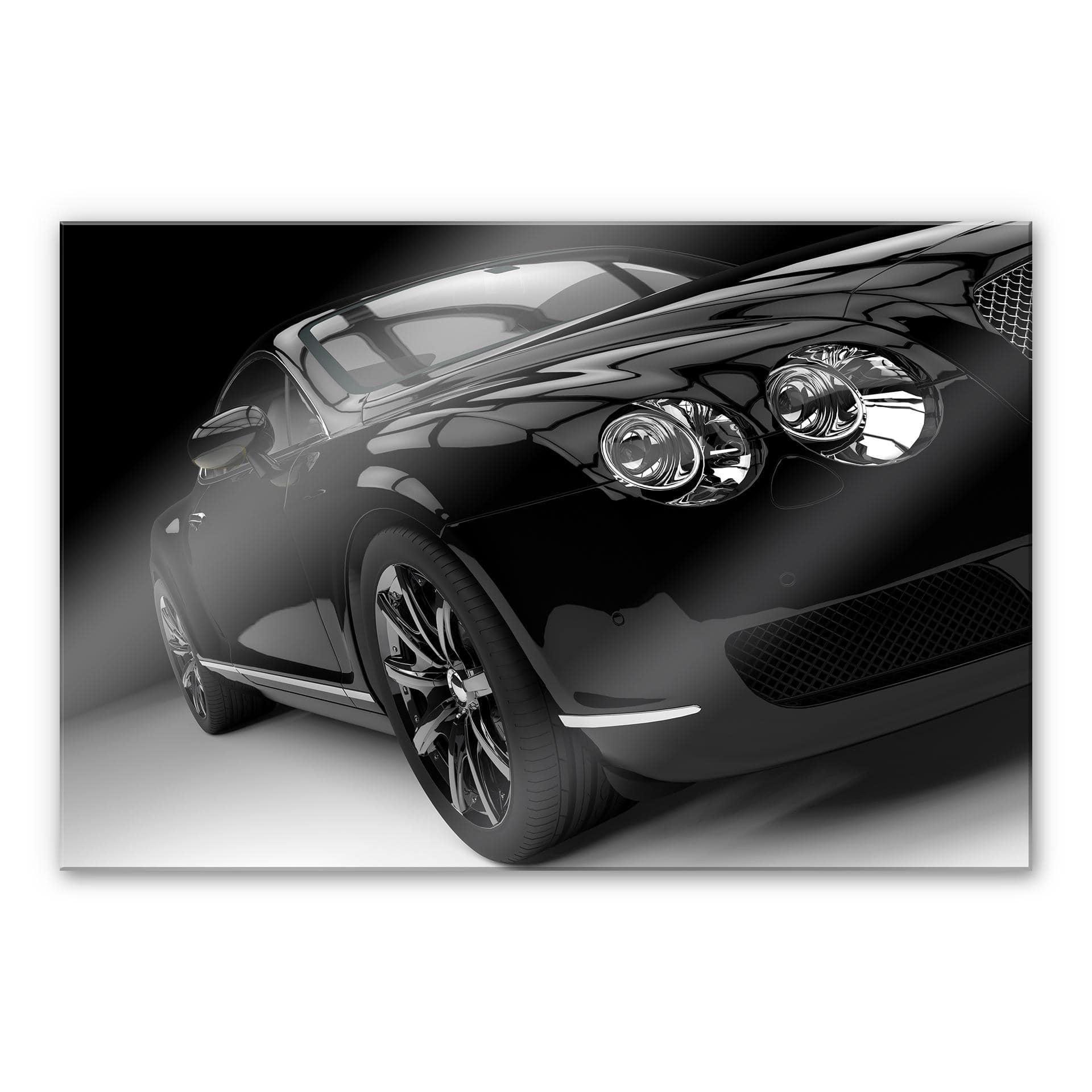 Akrylbillede Metallic Car Black 02